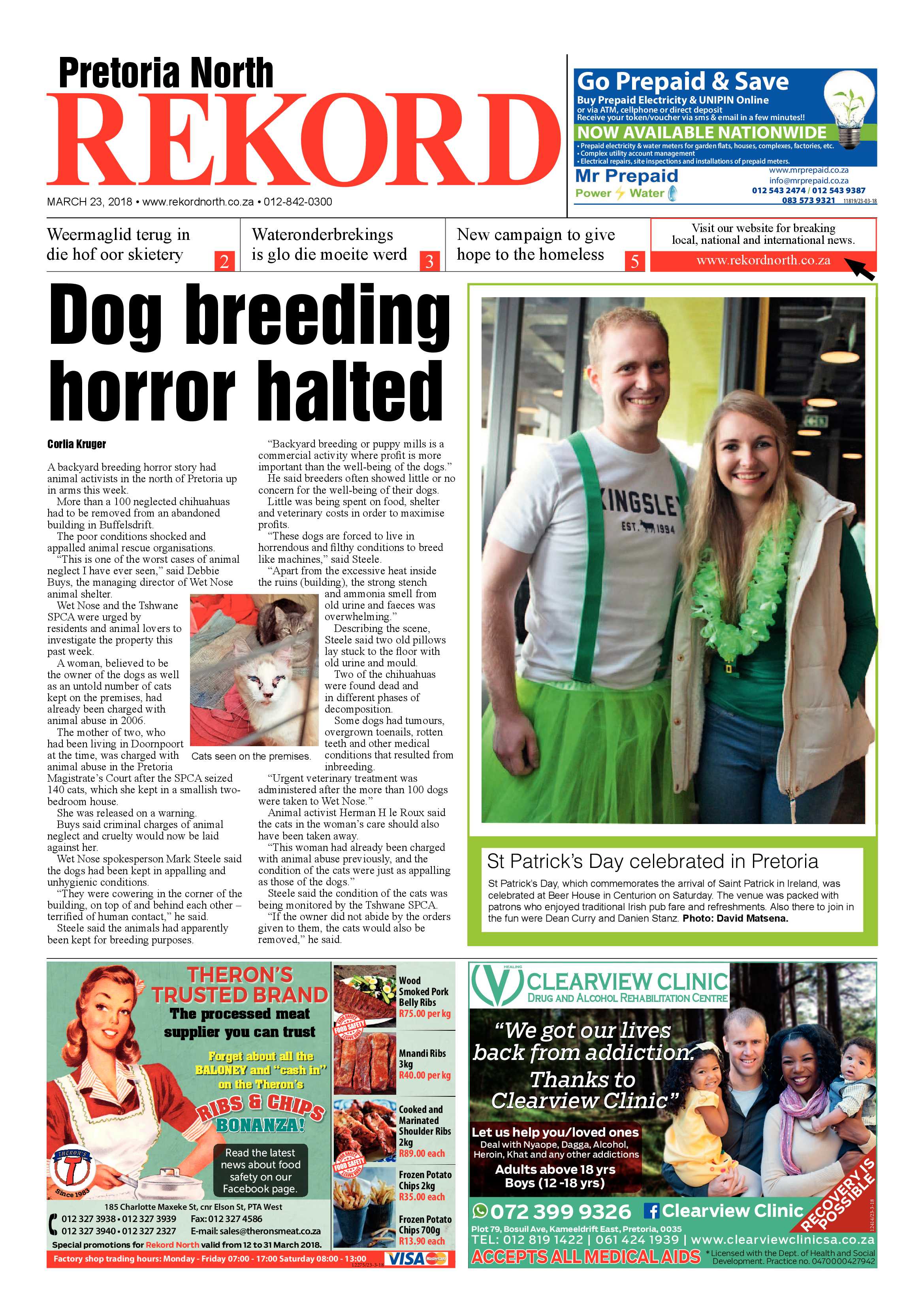 Rekord North 23 March 2018 page 1