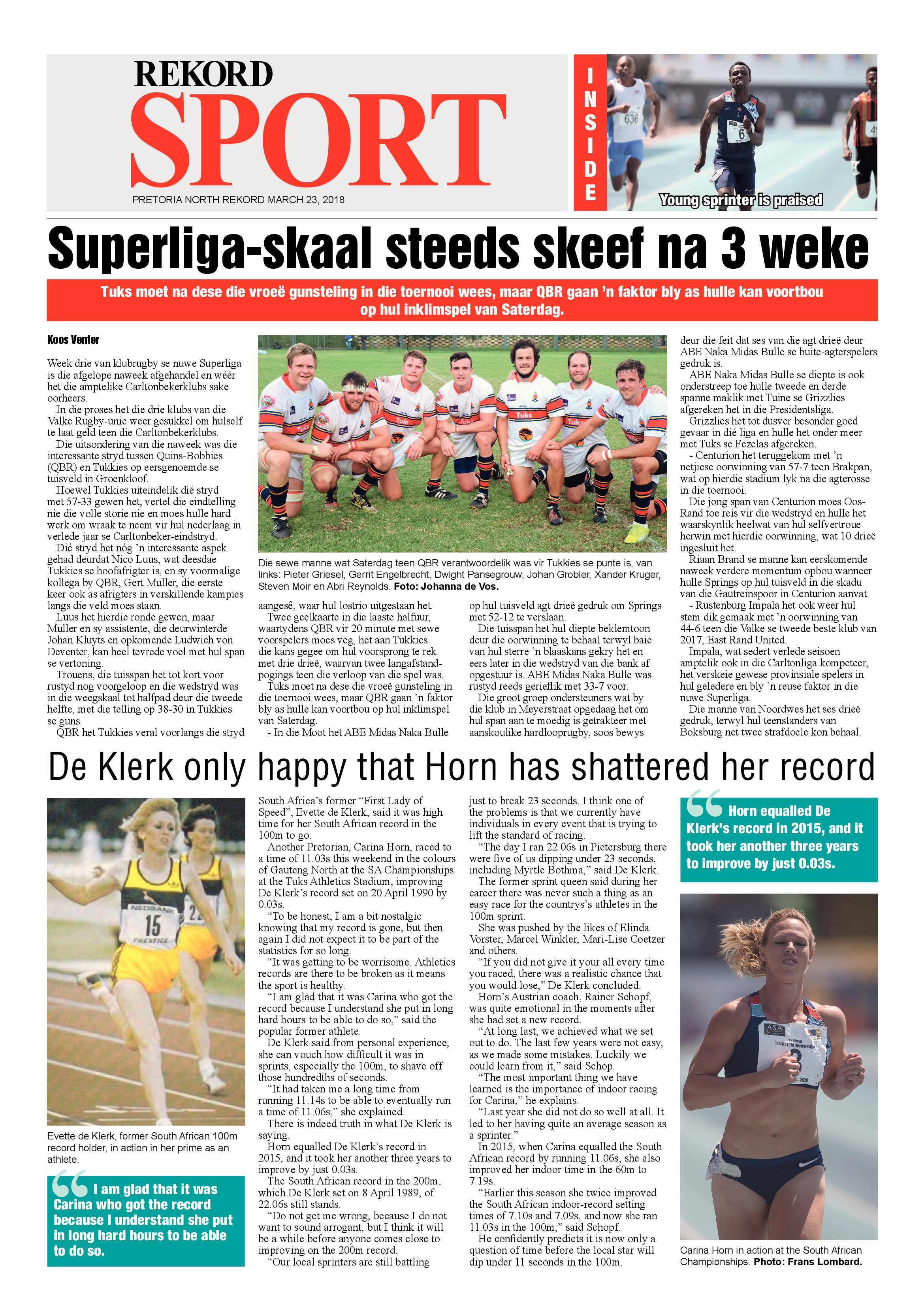 Rekord North 23 March 2018 page 20