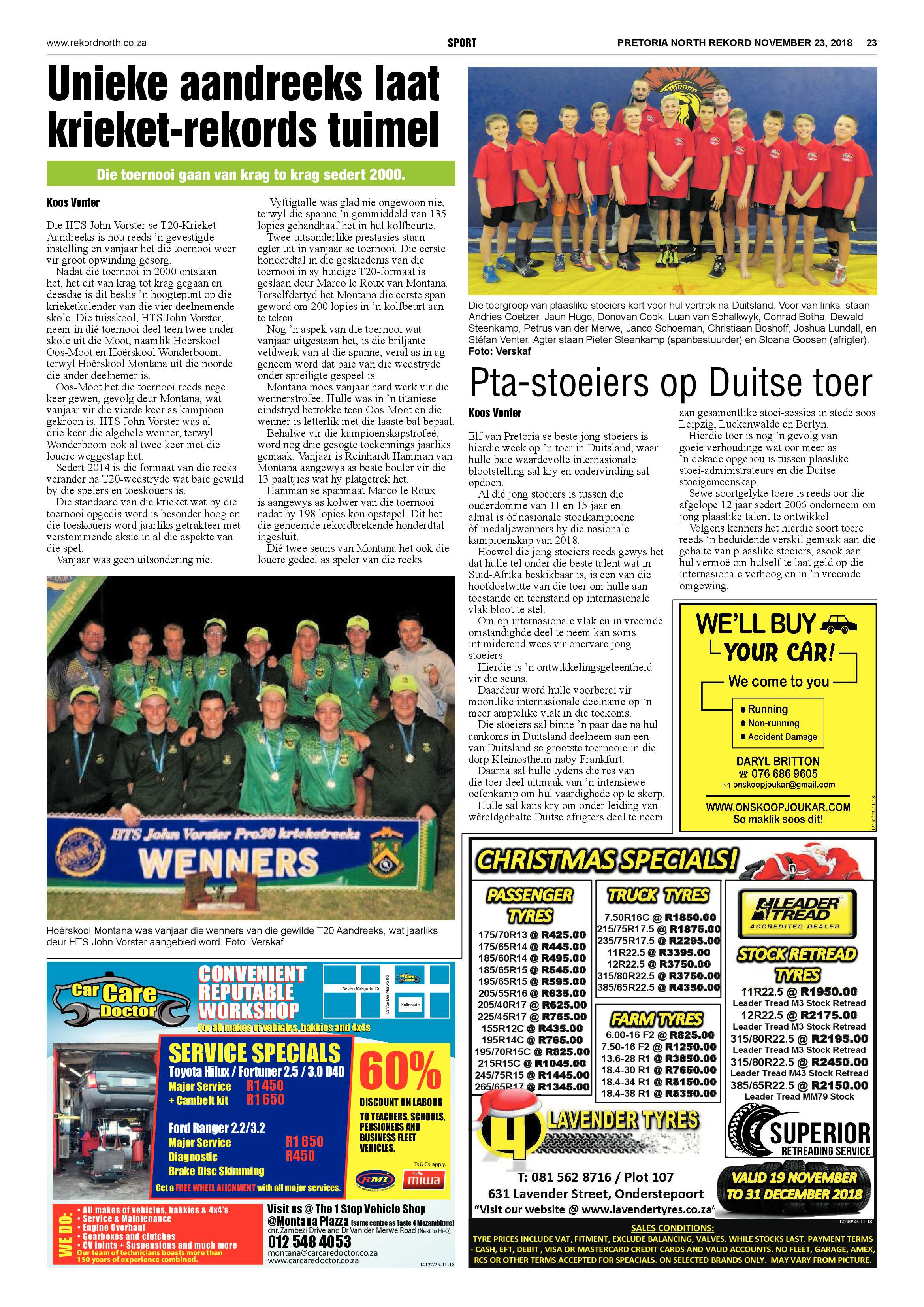 Rekord North 23 November 2018 page 23