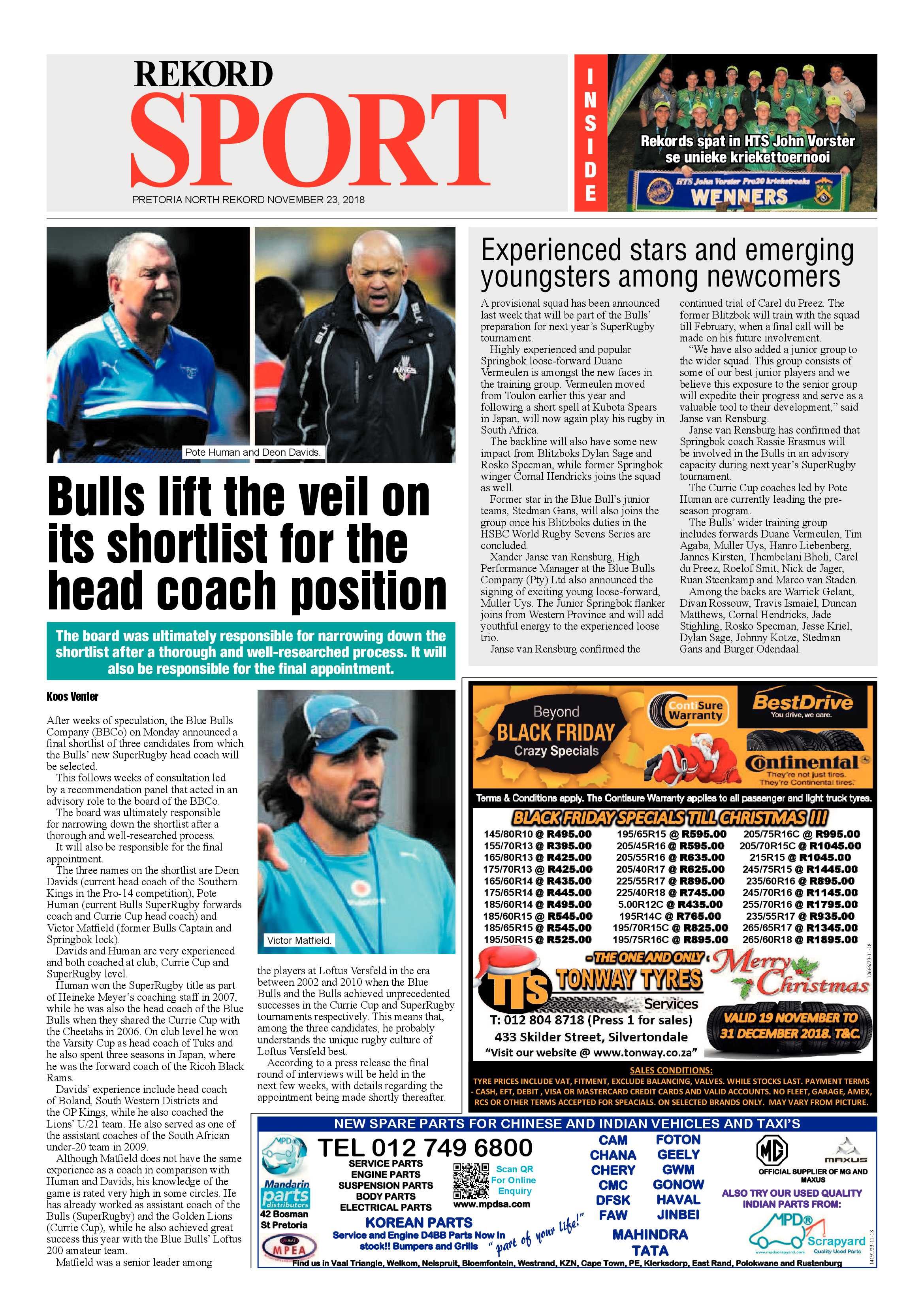Rekord North 23 November 2018 page 24