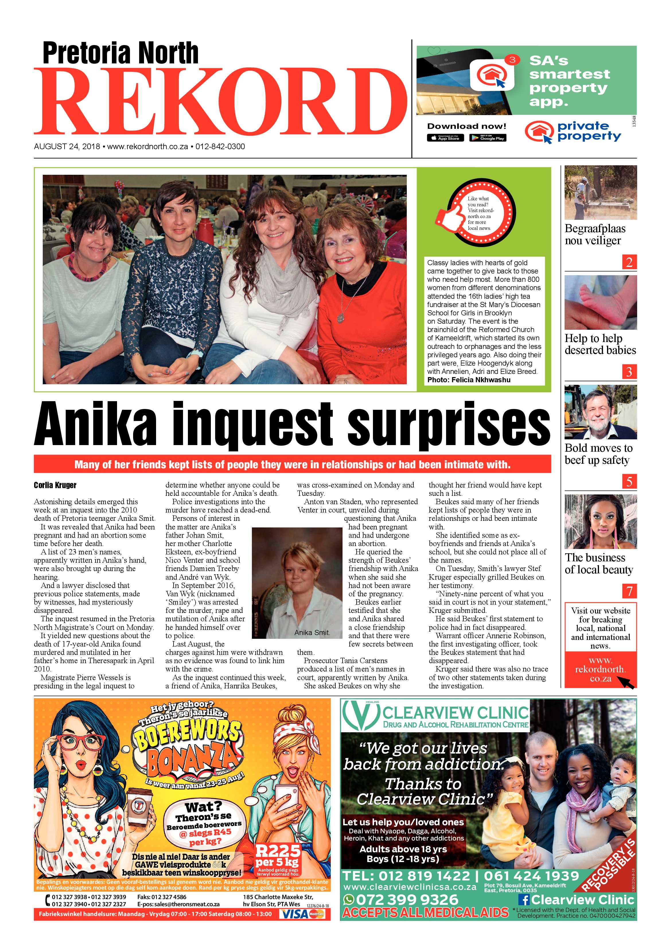 Rekord North 24 August 2018 page 1