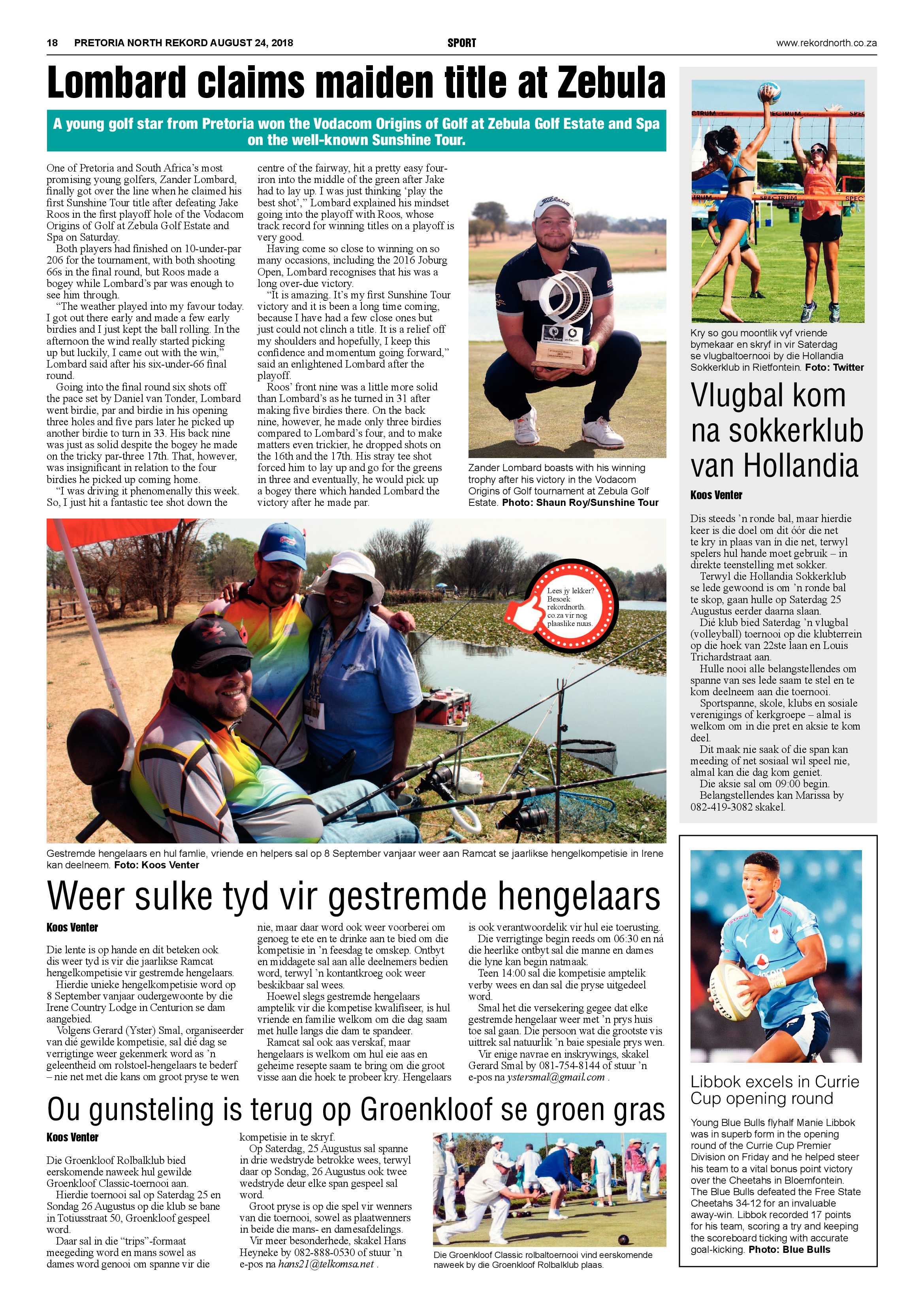 Rekord North 24 August 2018 page 18