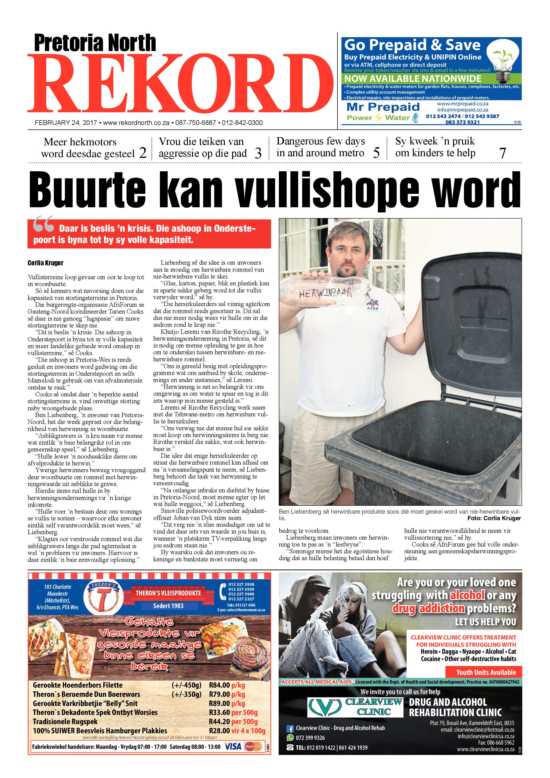 Rekord North 24 February 2017 page 1