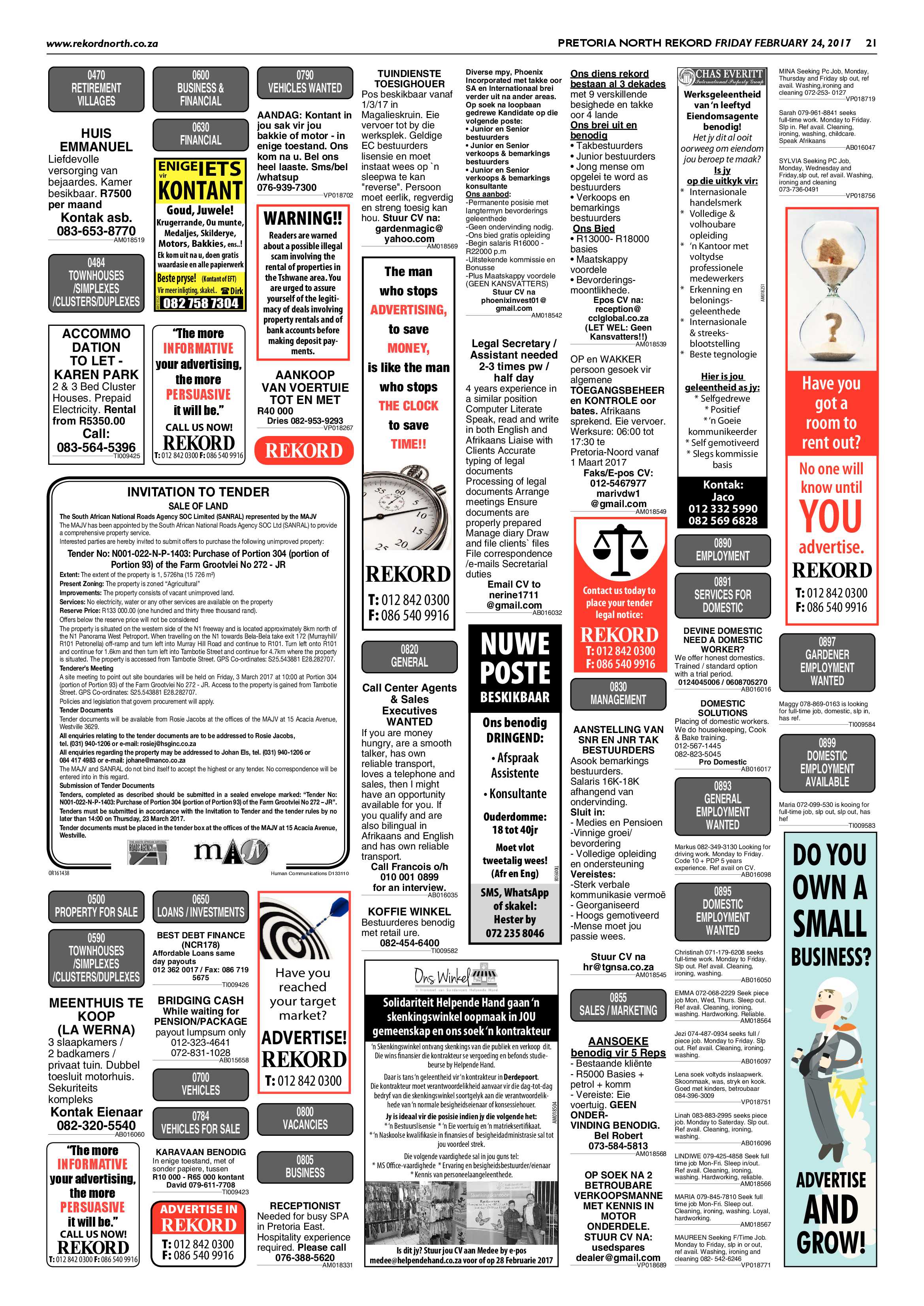 Rekord North 24 February 2017 page 21