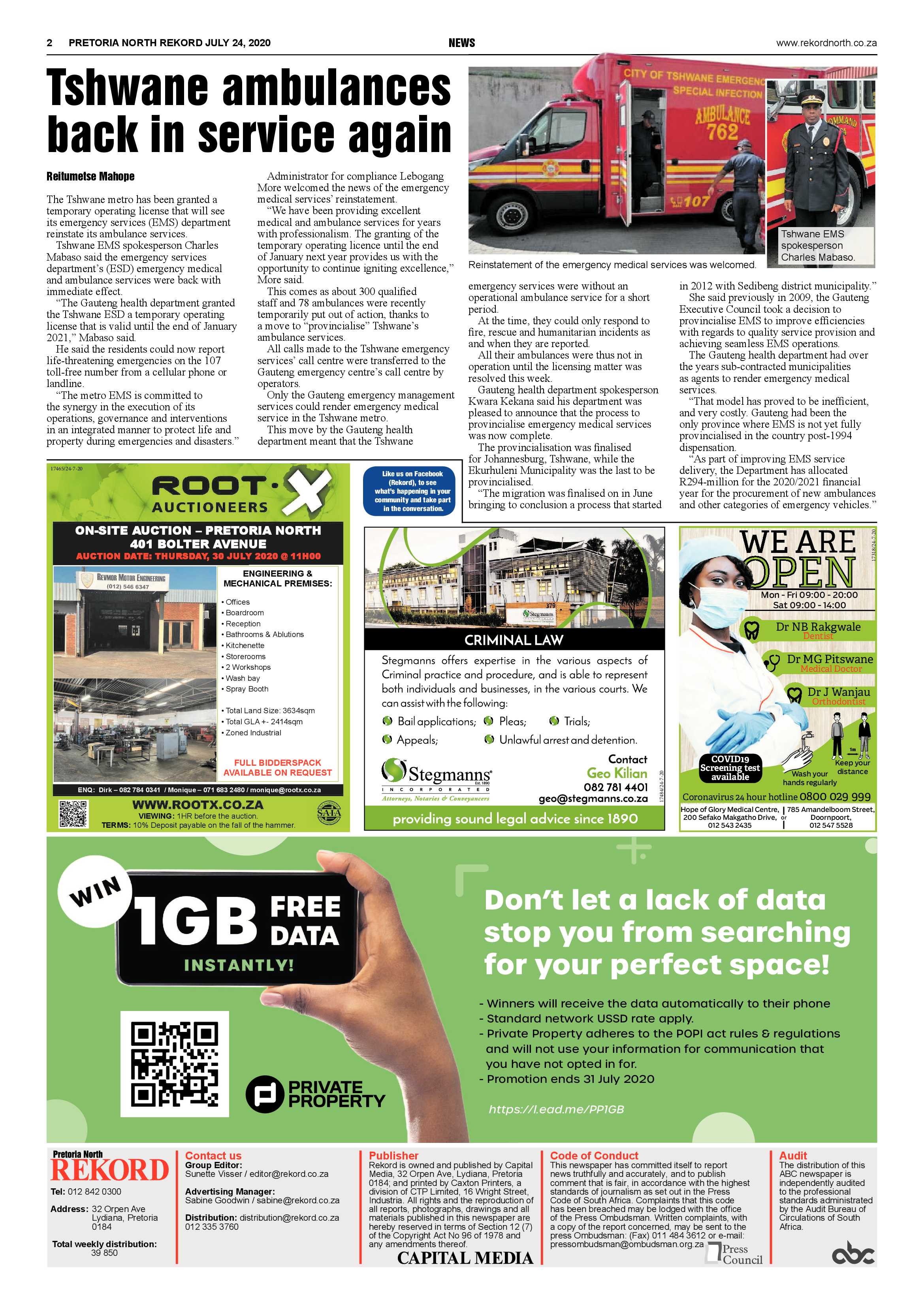 Rekord North 24 July 2020 page 2