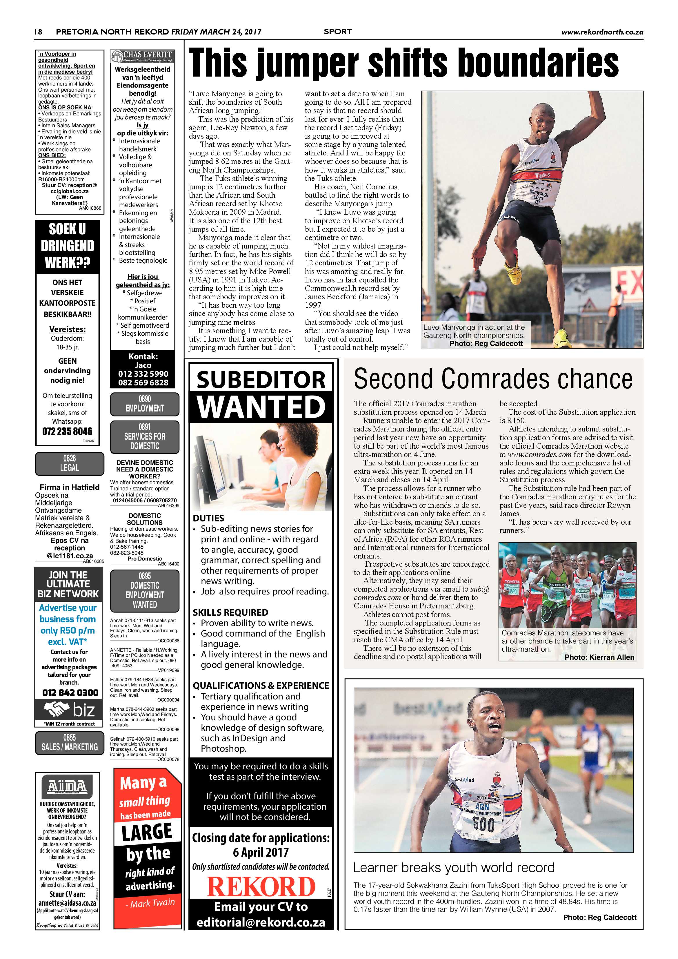 Rekord North 24 March 2017 page 18