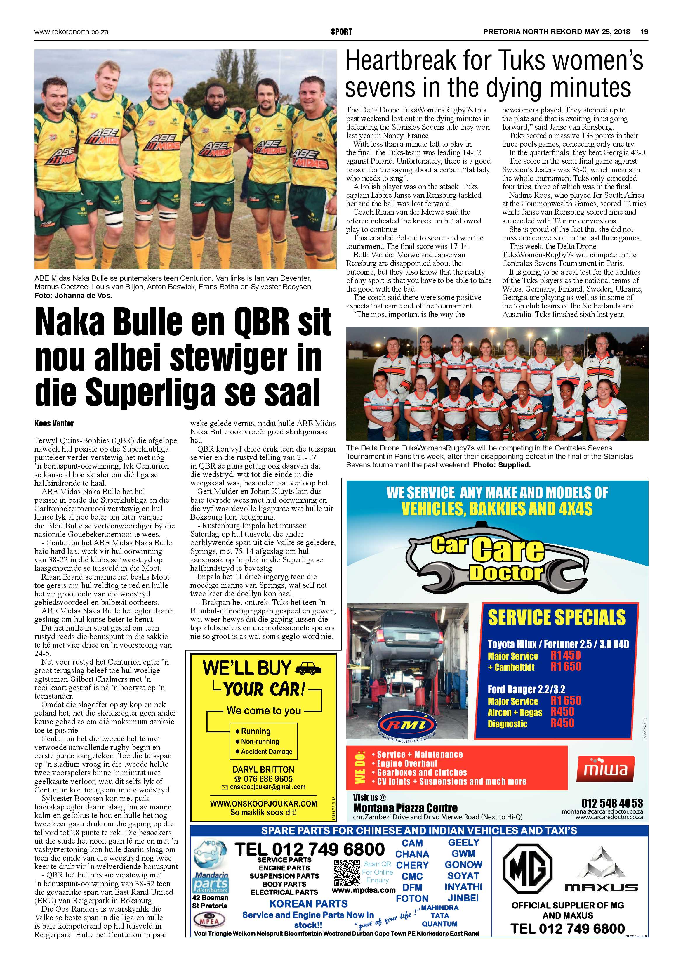Rekord North 25 May 2018 page 19