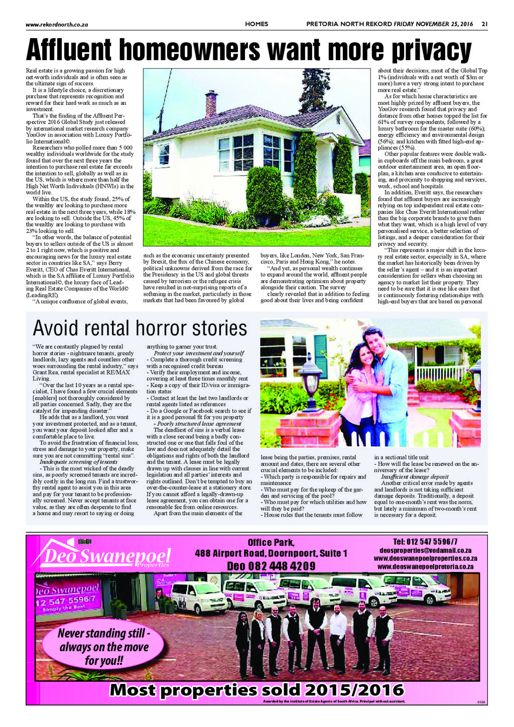 Rekord North 25 November 2016 page 21