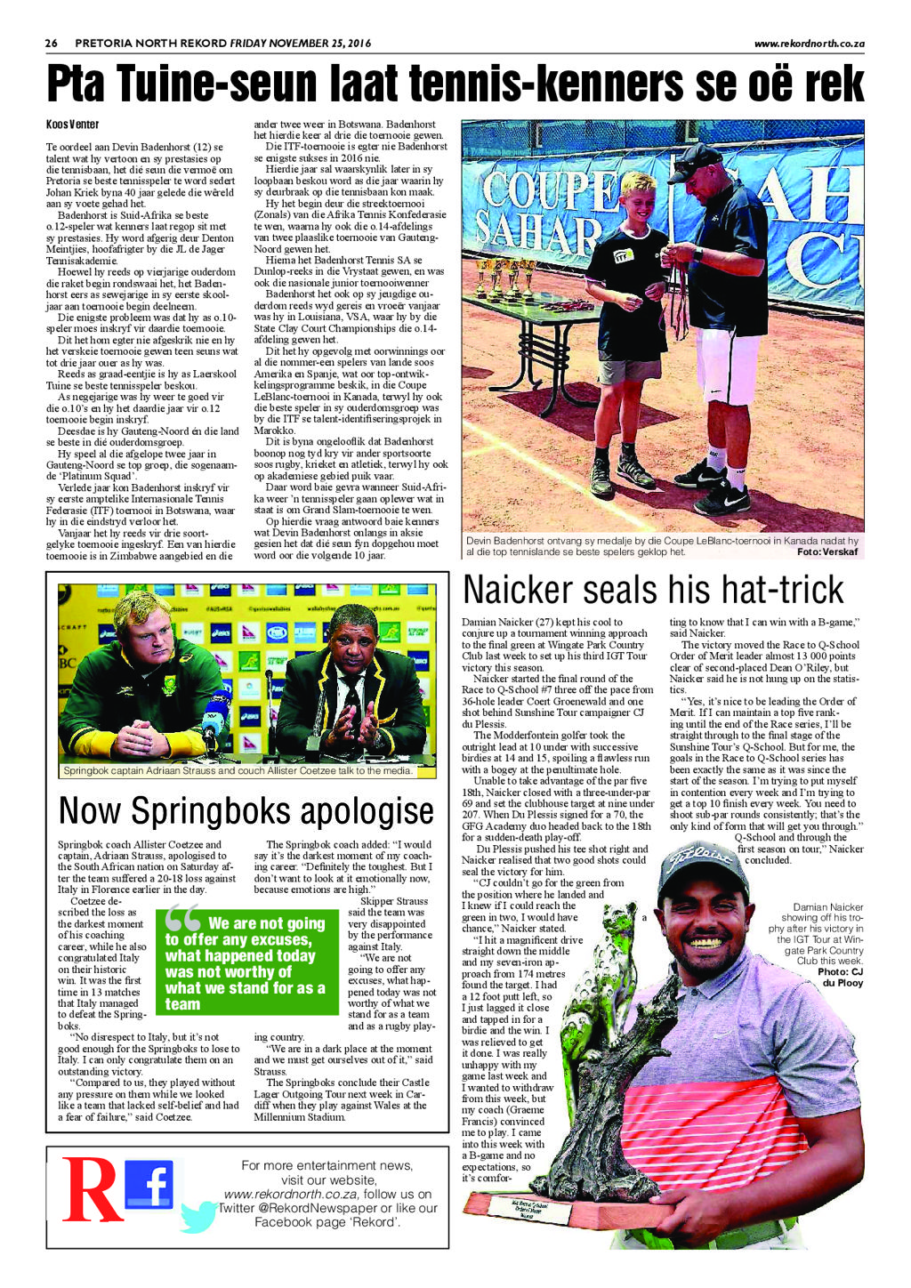 Rekord North 25 November 2016 page 26