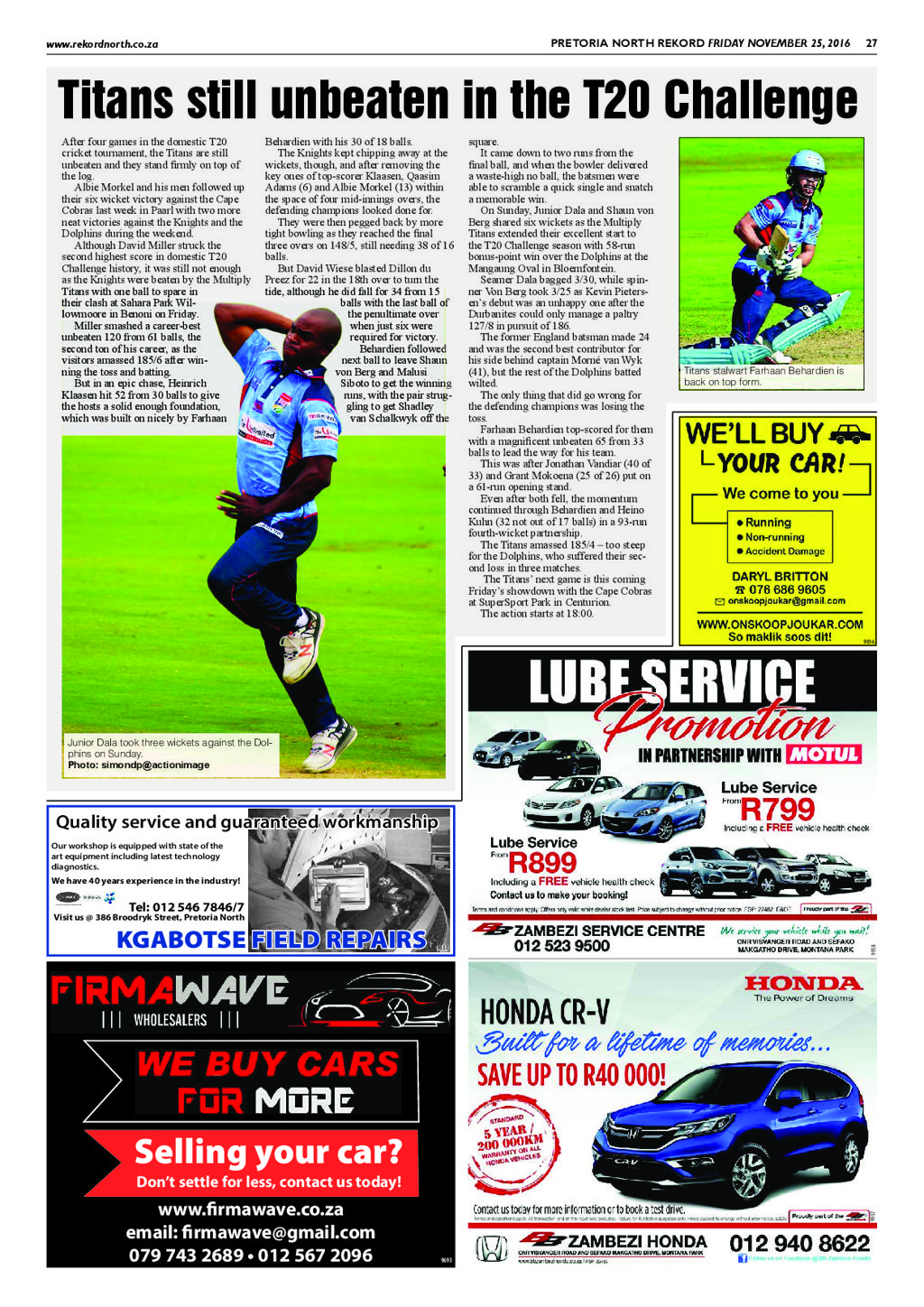 Rekord North 25 November 2016 page 27