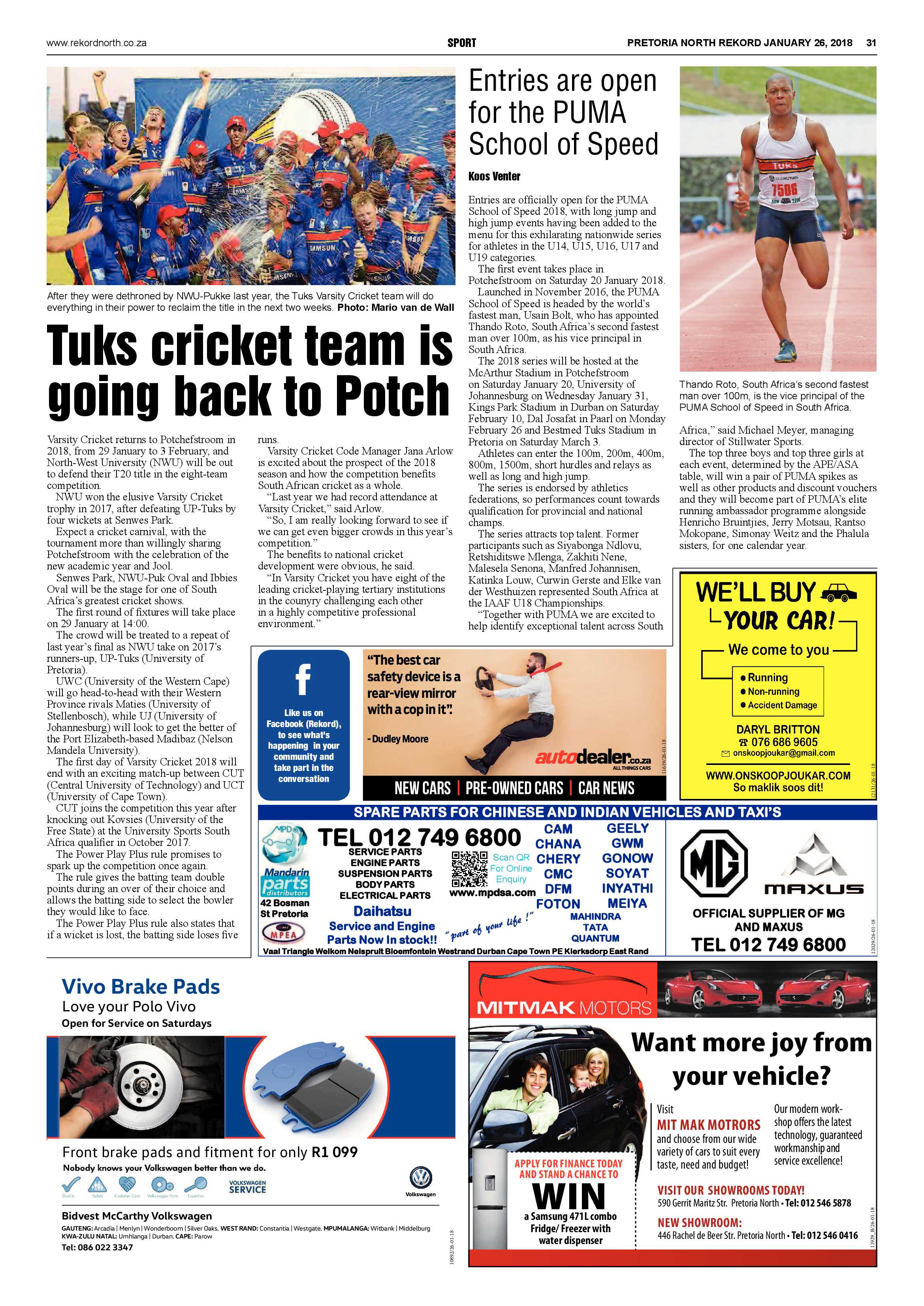 Rekord North 26 January 2018 page 31