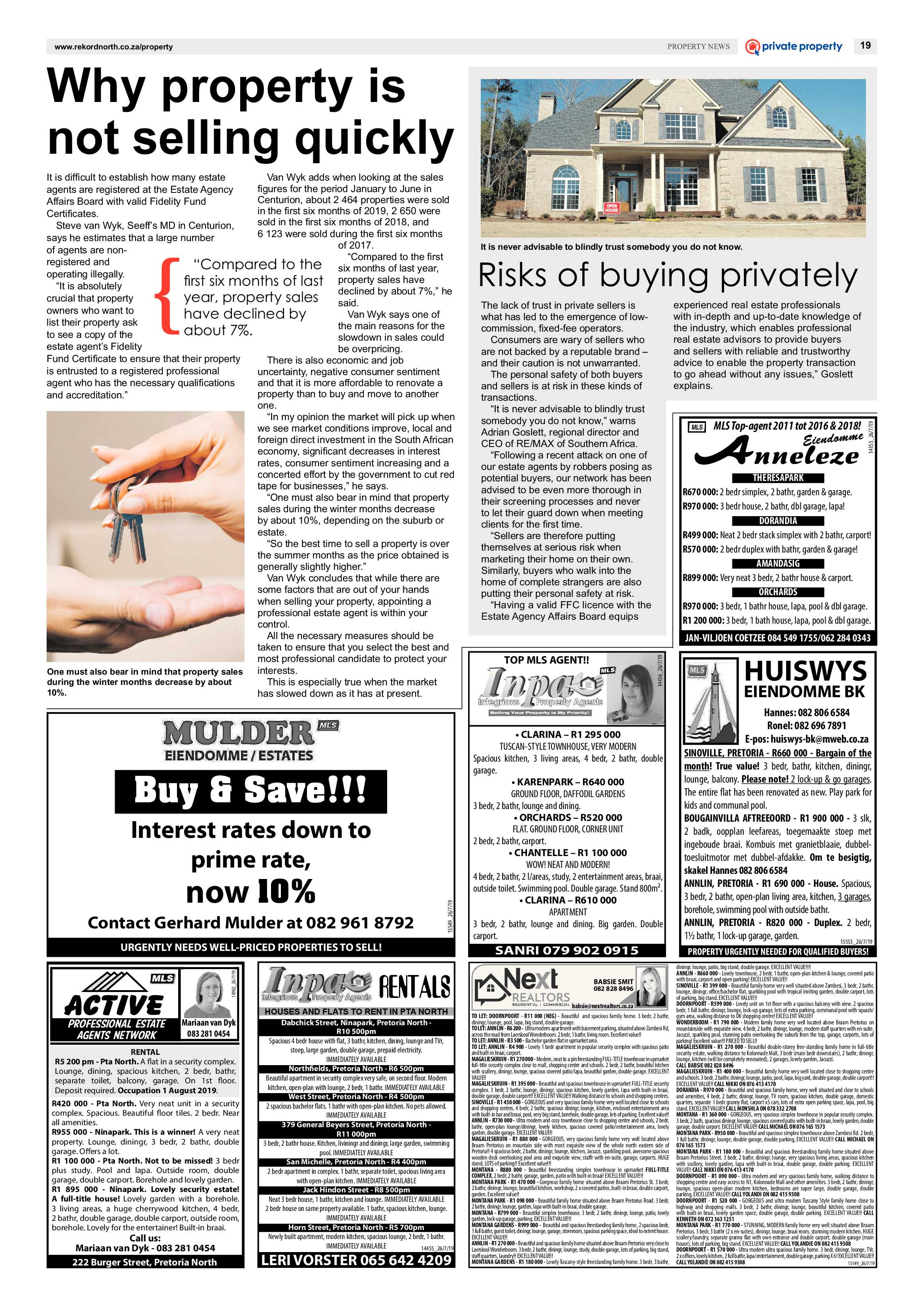 Rekord North 26 July 2019 page 19