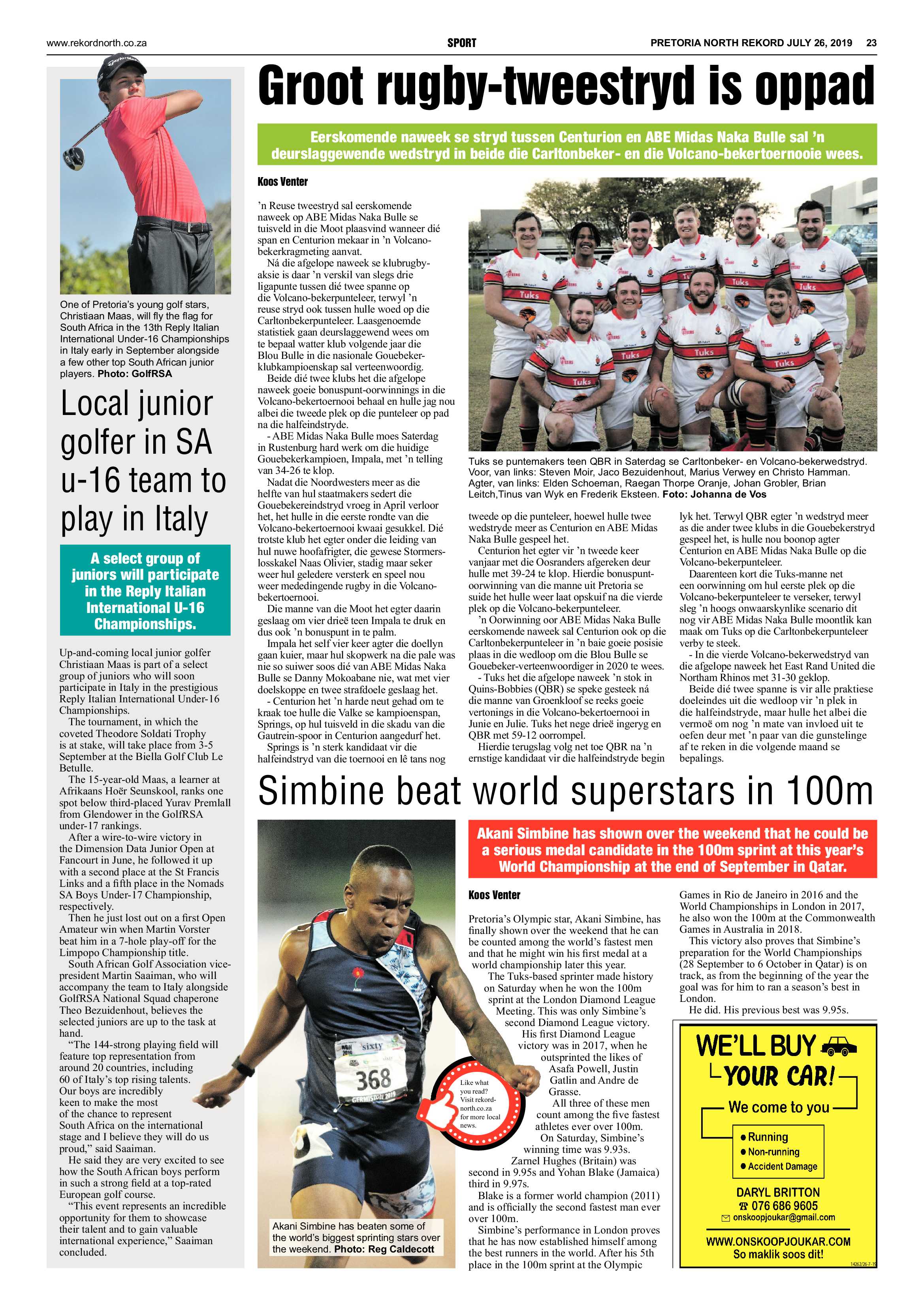 Rekord North 26 July 2019 page 23