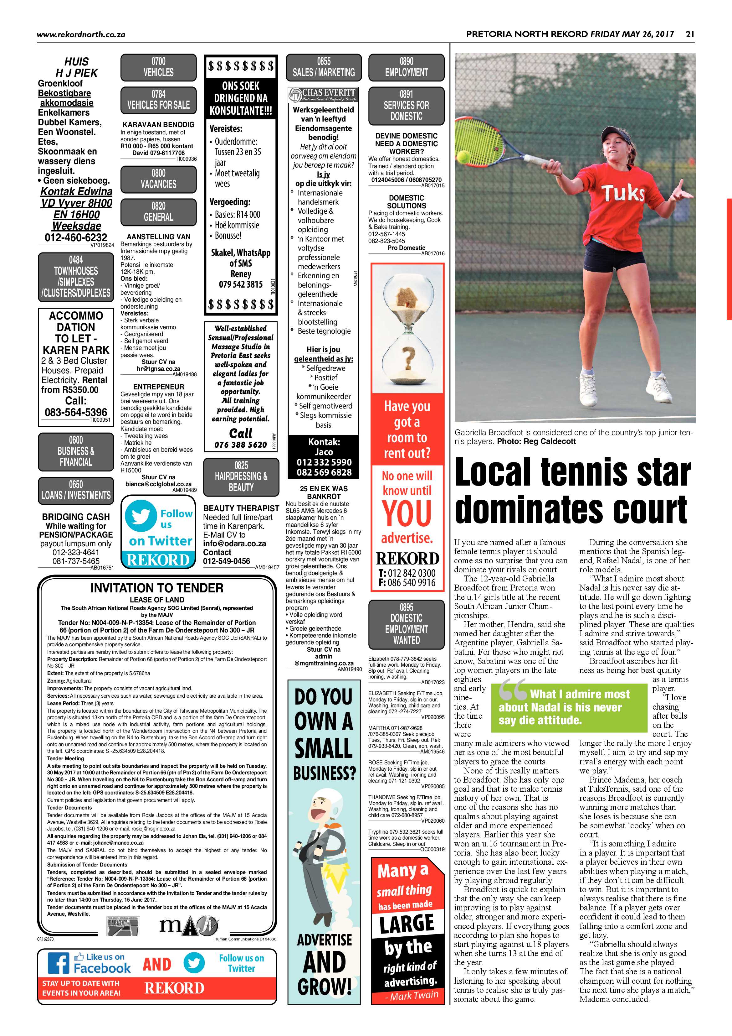 Rekord North 26 May 2017 page 21