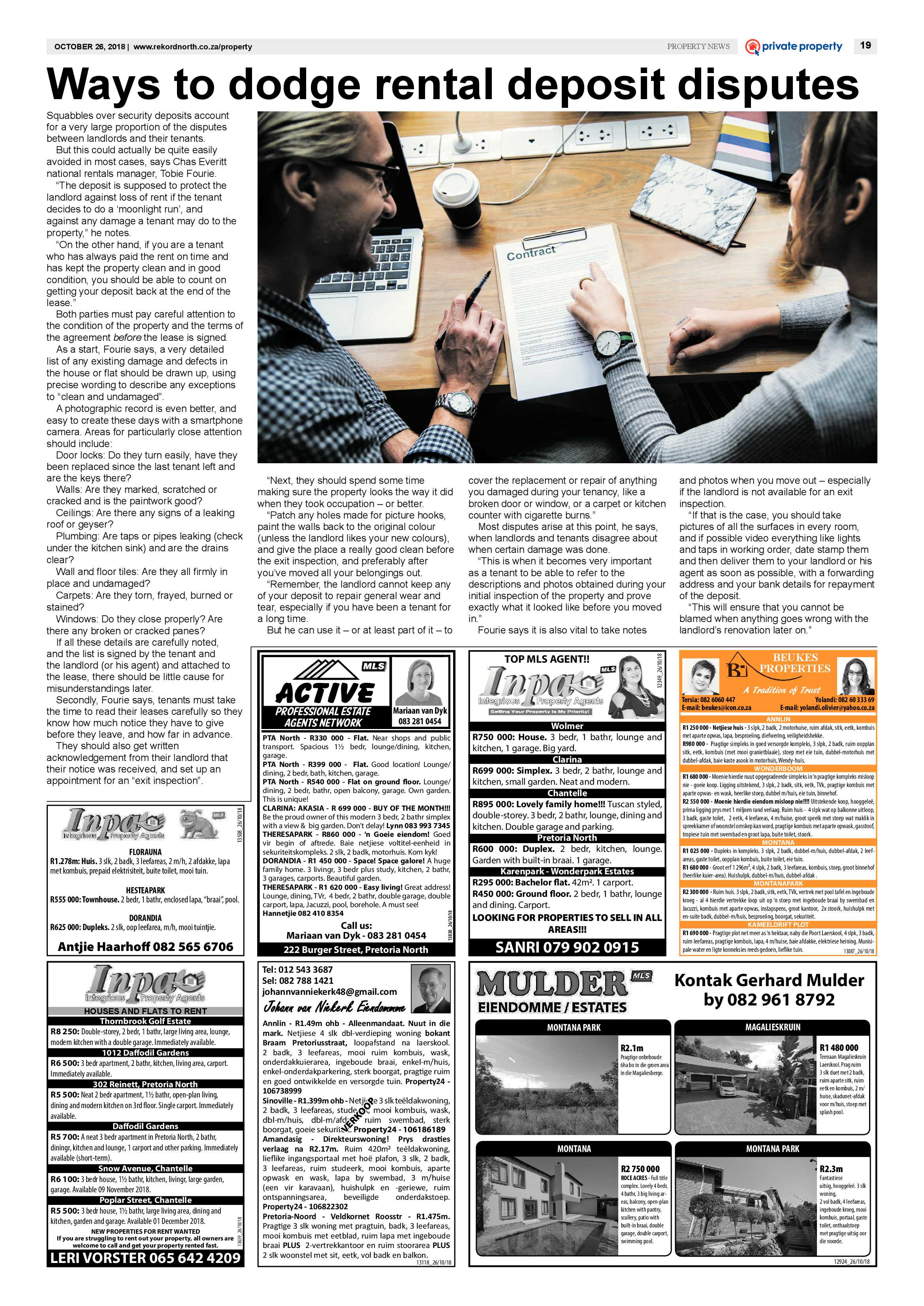 Rekord North 26 October 2018 page 19