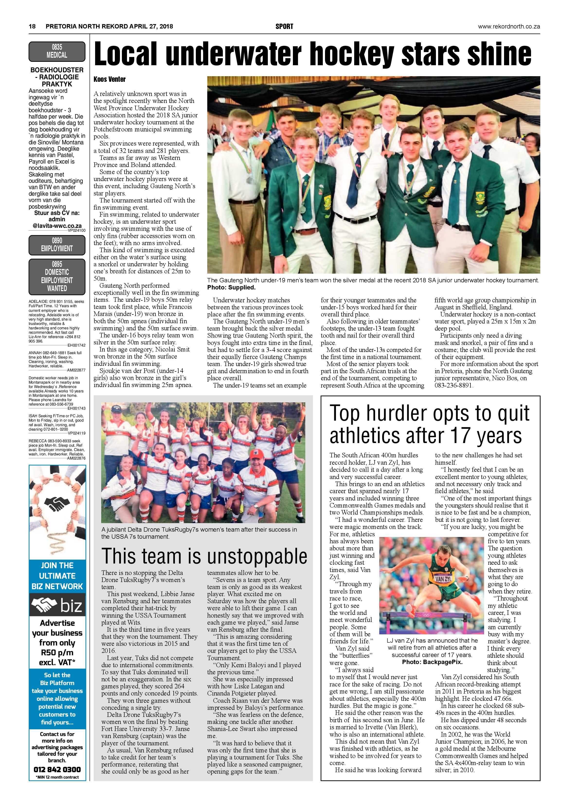 Rekord North 27 April 2018 page 18