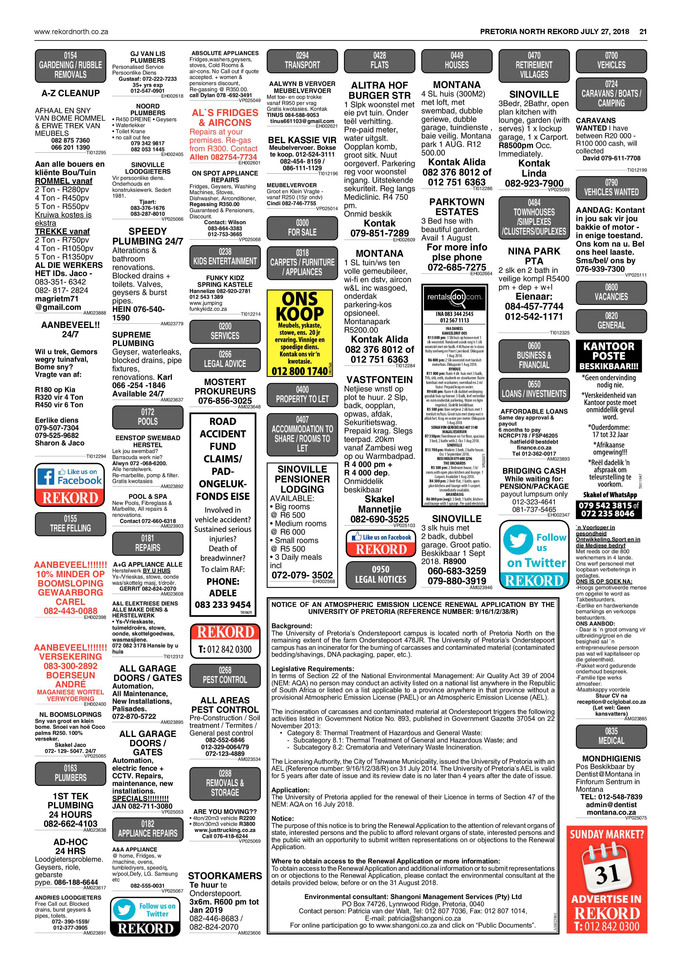 Rekord North 27 July 2018 page 21
