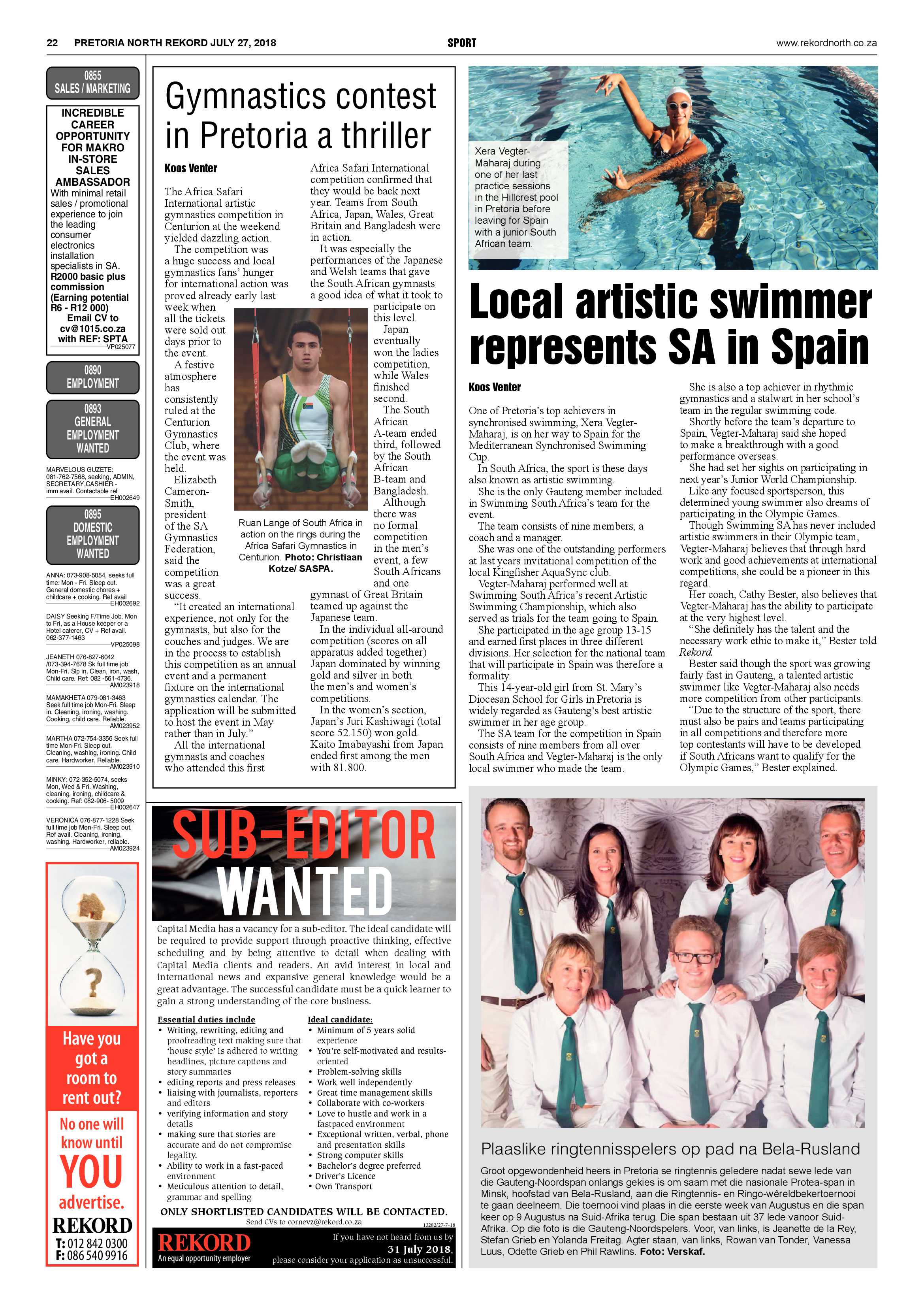 Rekord North 27 July 2018 page 22