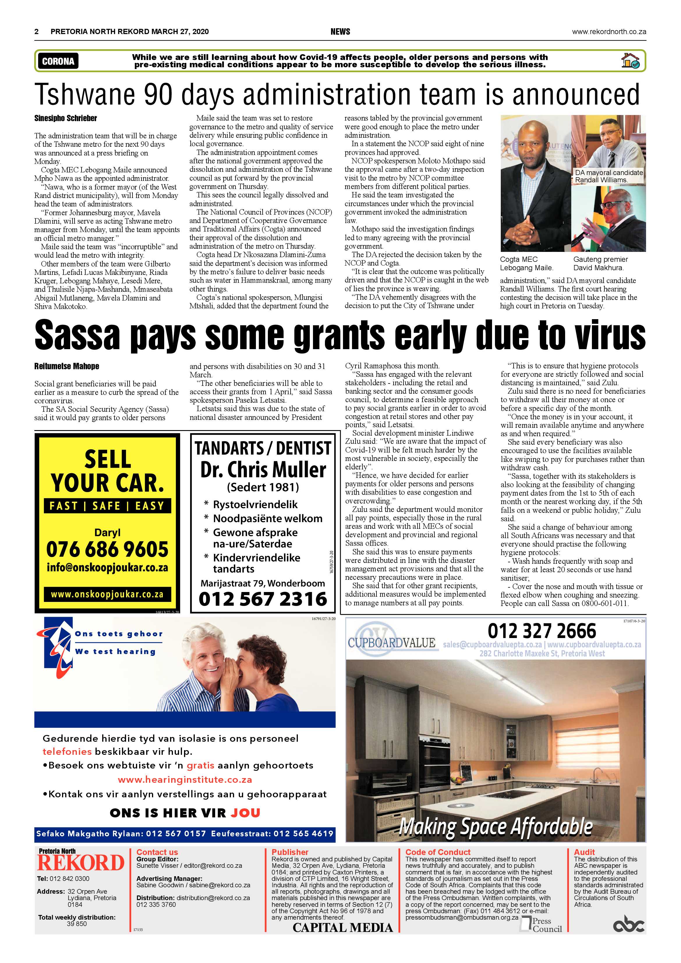 Rekord North 27 March 2020 page 2