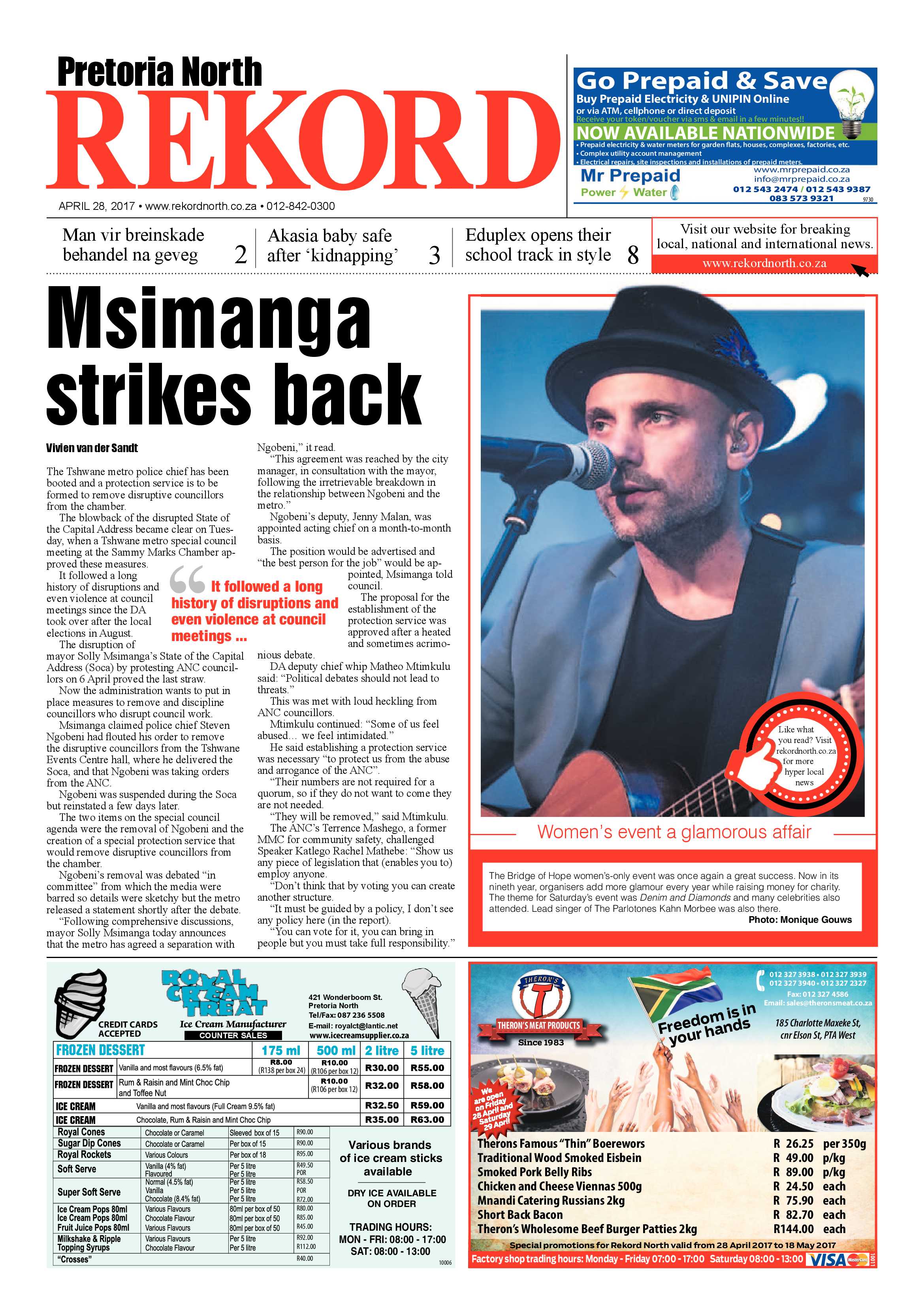 Rekord North 28 April 2017 page 1