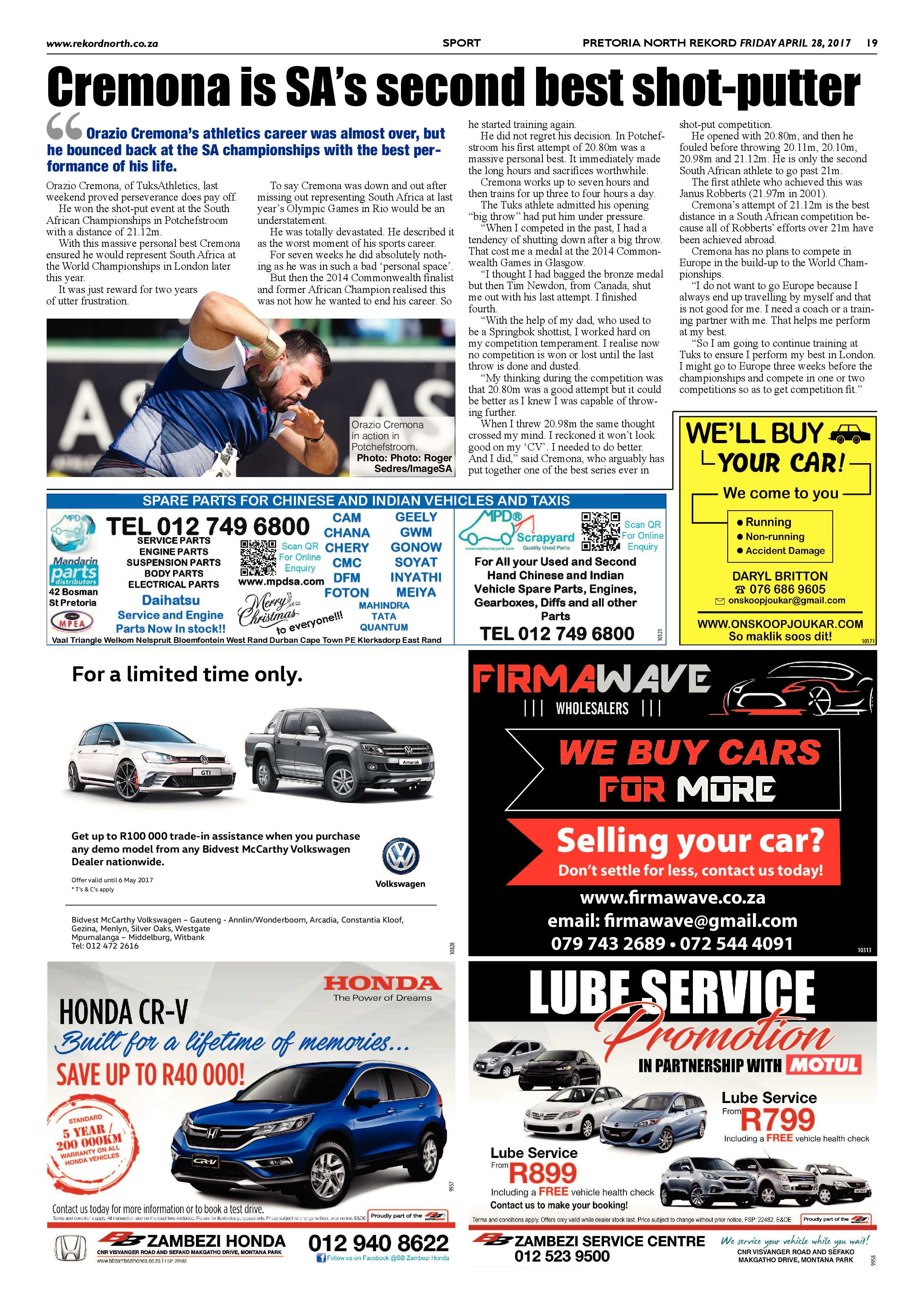 Rekord North 28 April 2017 page 19