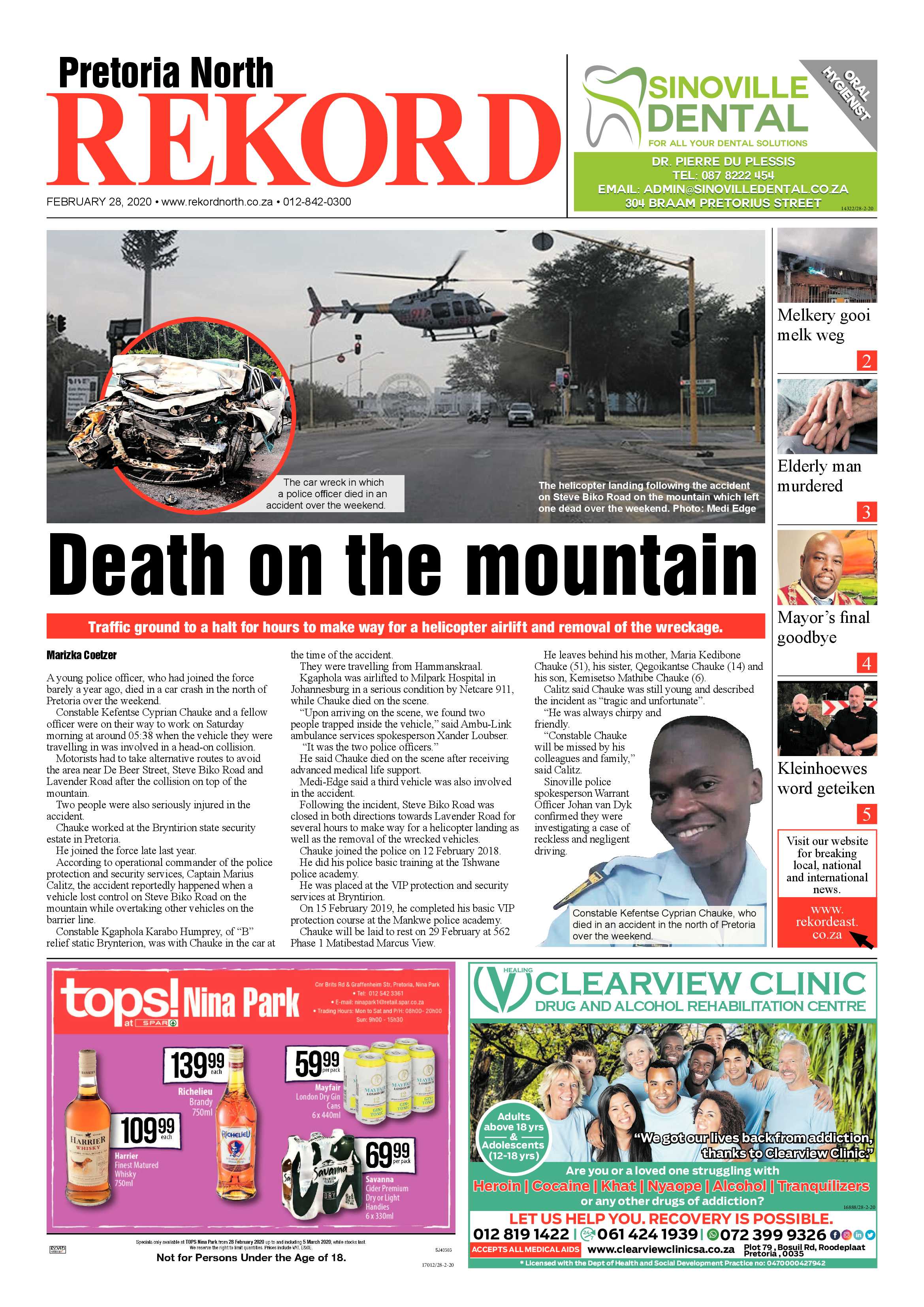 Rekord North 28 February 2020 page 1