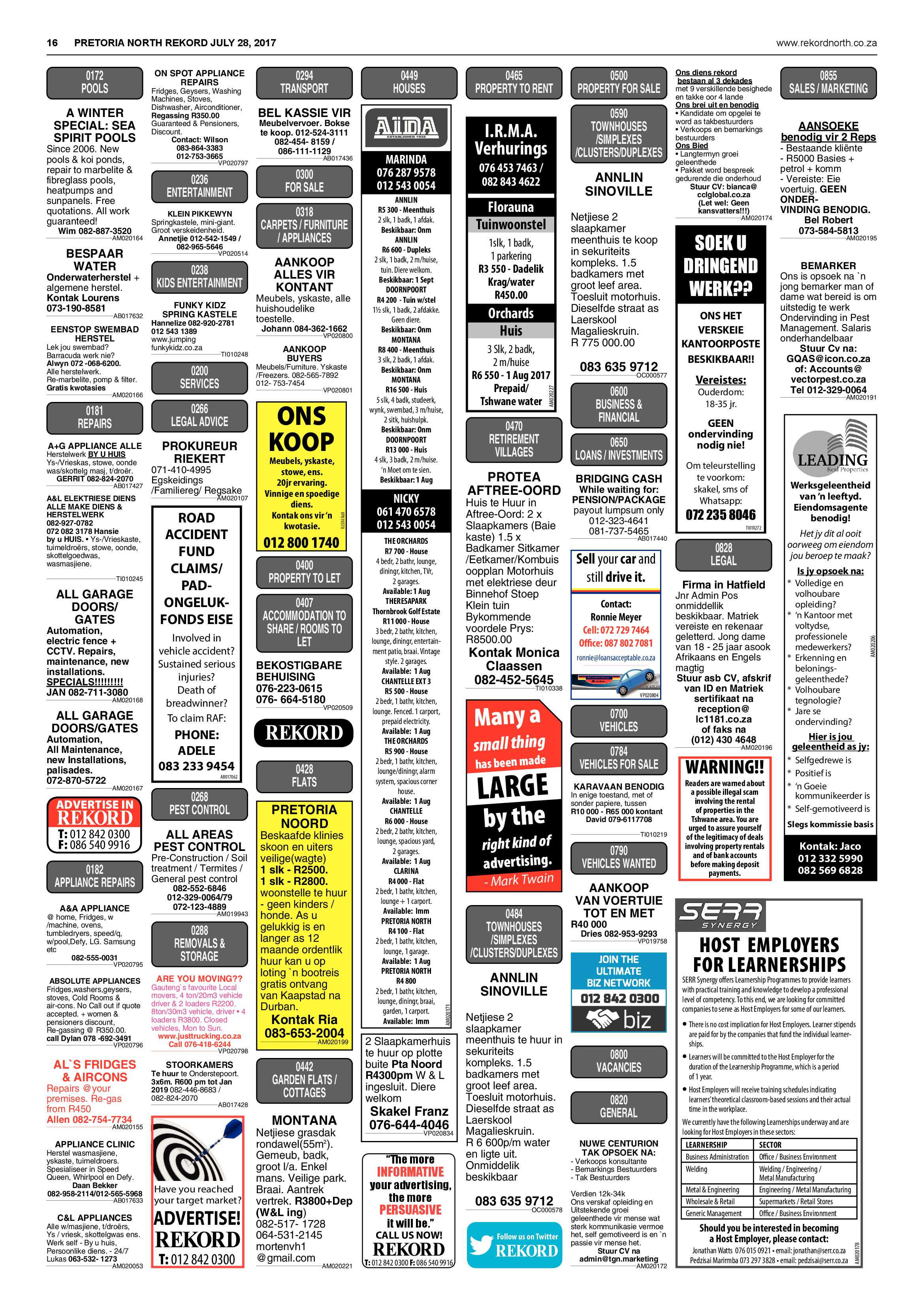 Rekord North 28 July 2017 page 16
