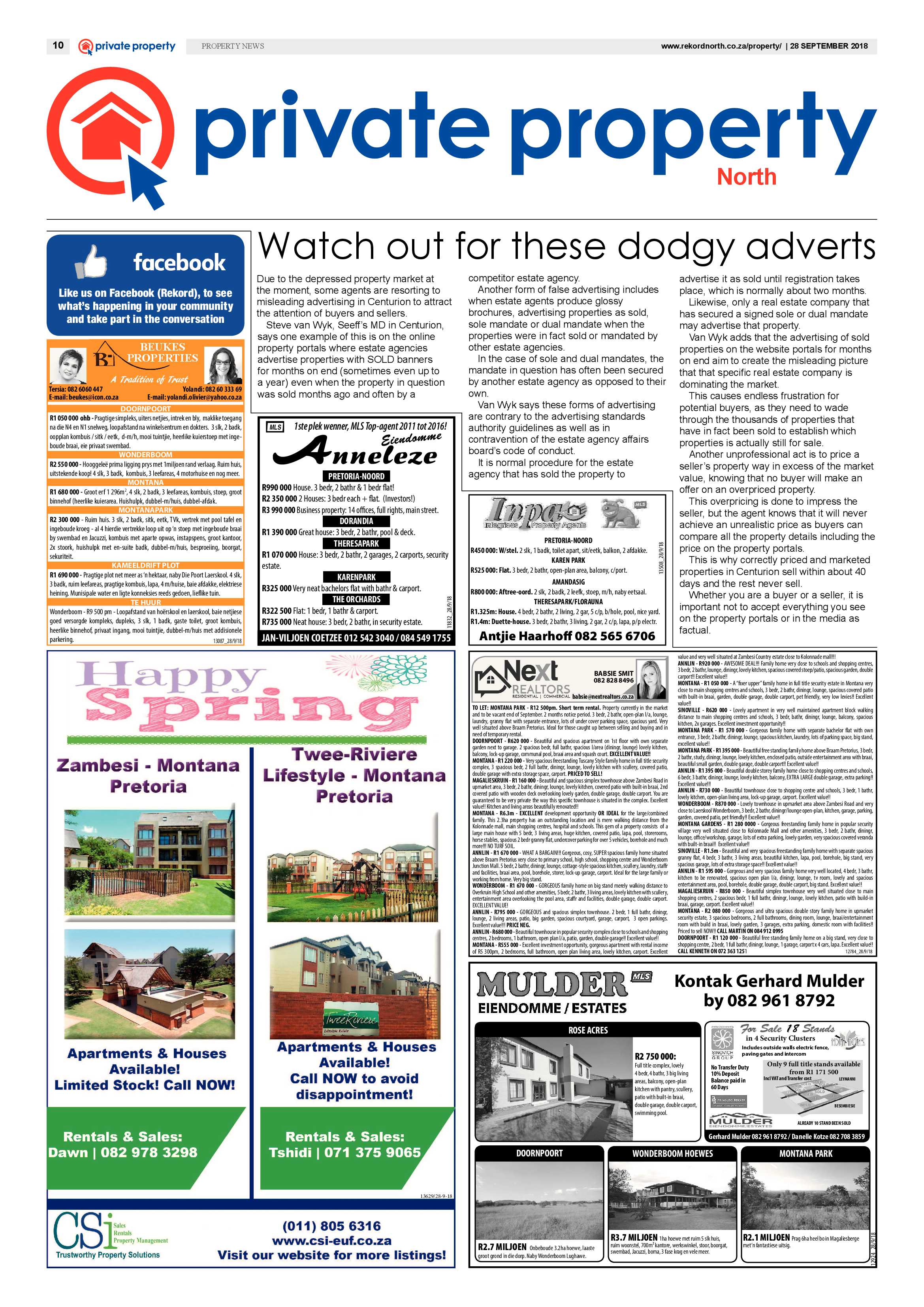 Rekord North 28 September 2018 page 10