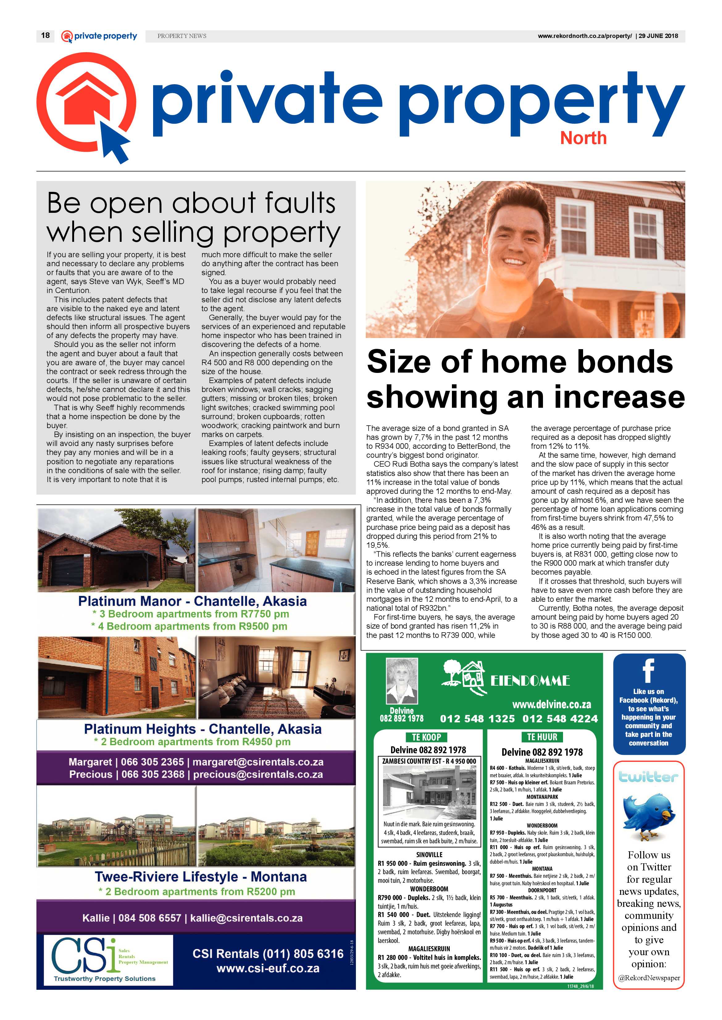Rekord North 29 June 2018 page 18
