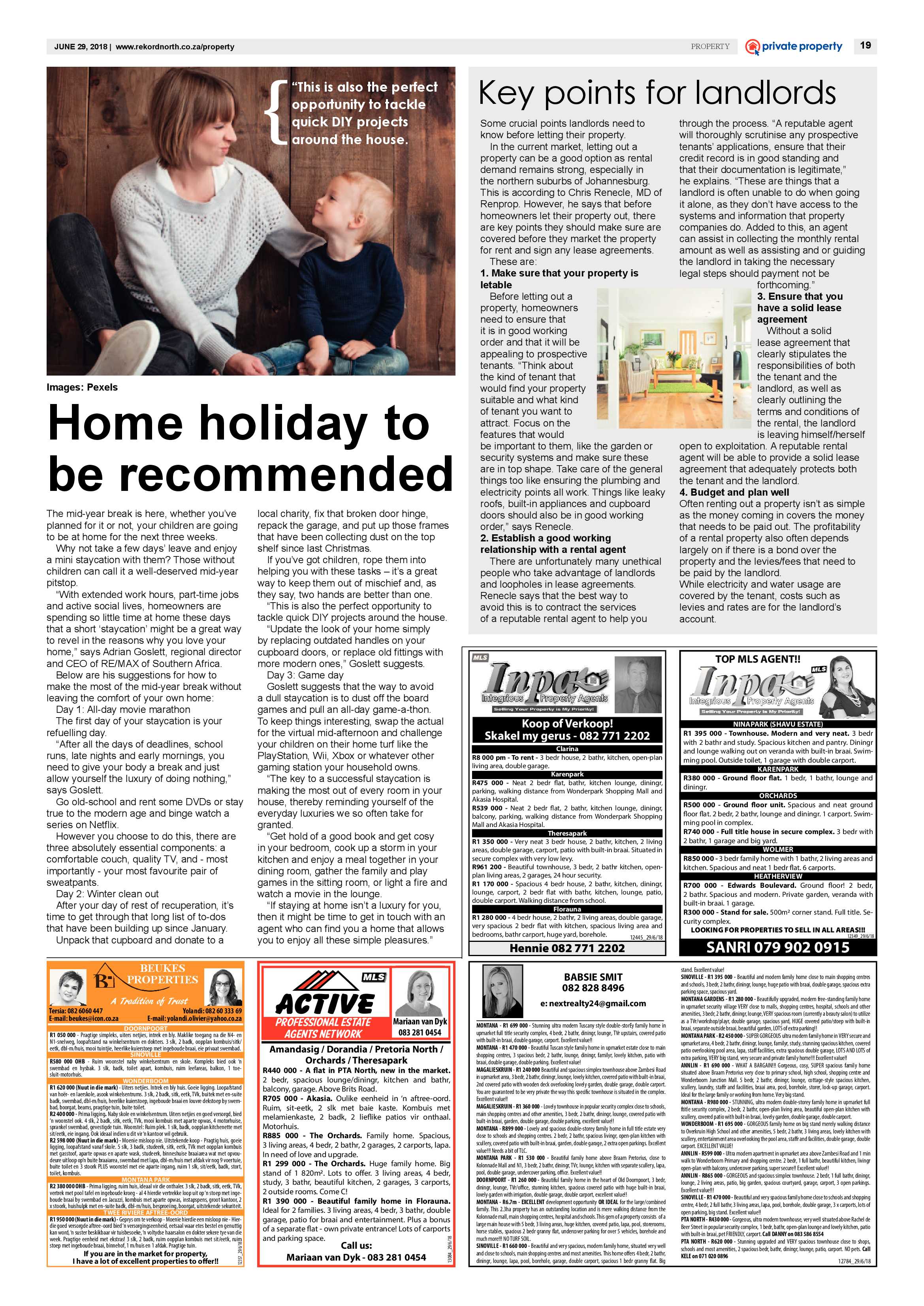 Rekord North 29 June 2018 page 19