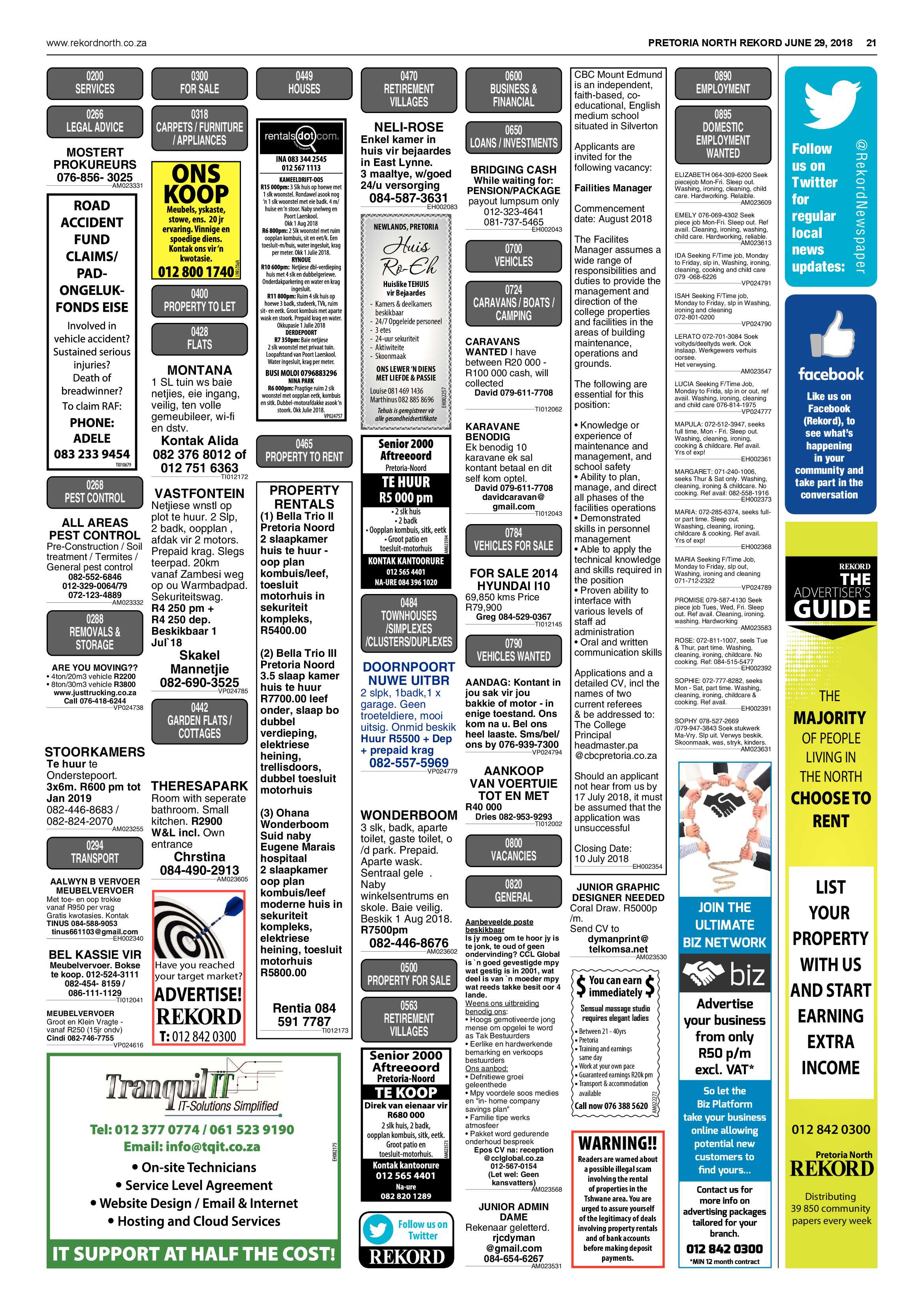 Rekord North 29 June 2018 page 21