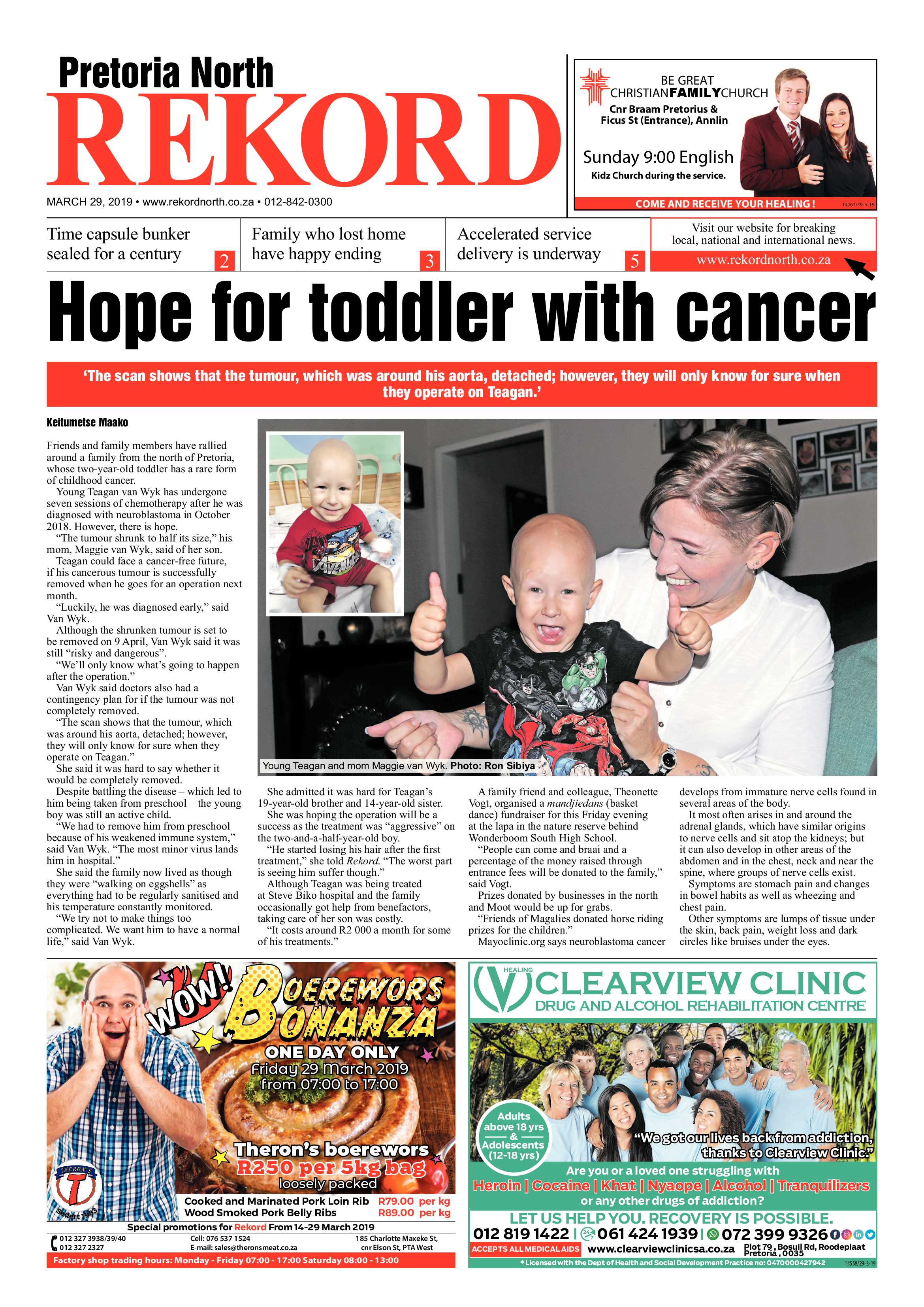 Rekord North 29 March 2019 page 1