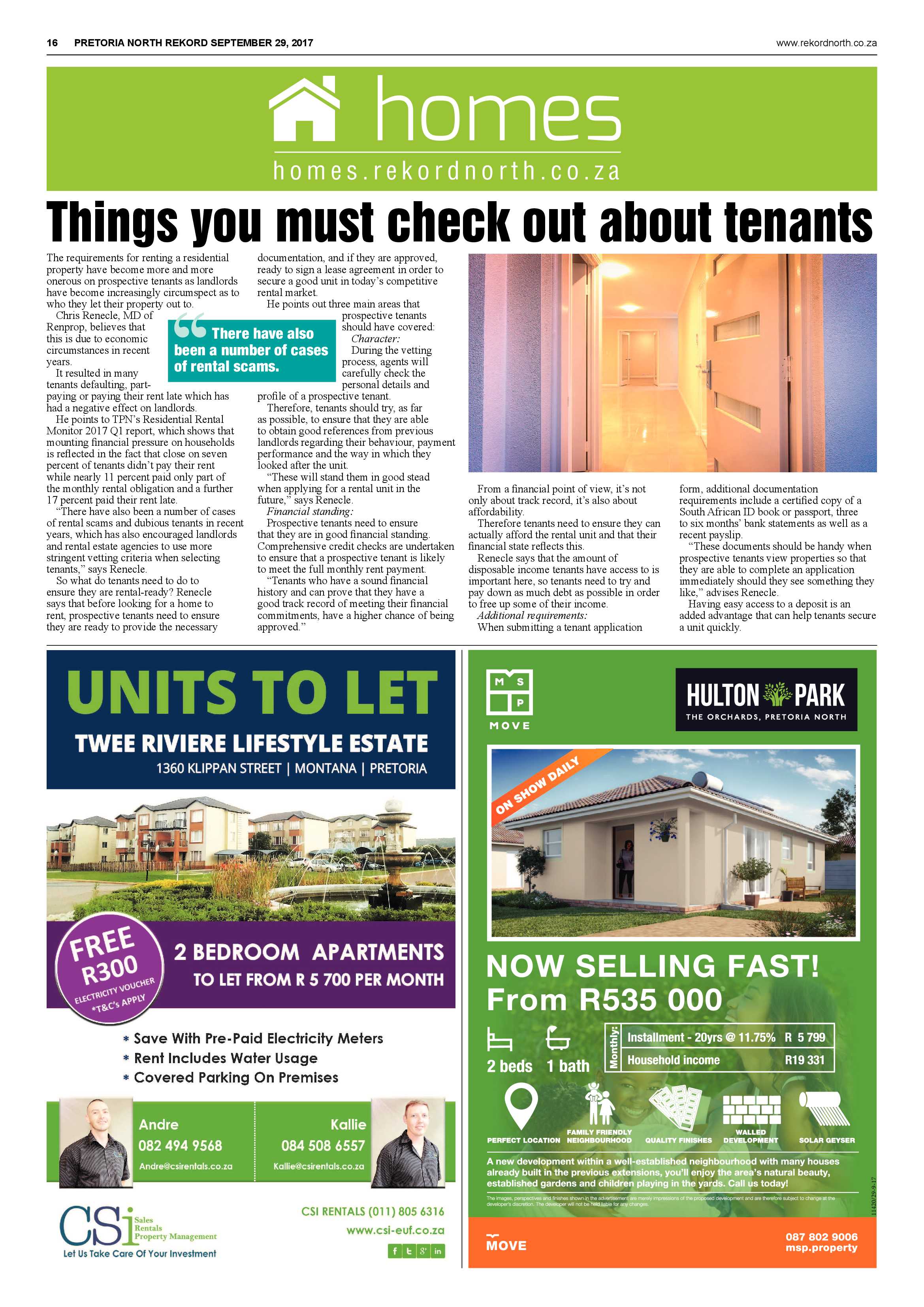 Rekord North 29 September 2017 page 16