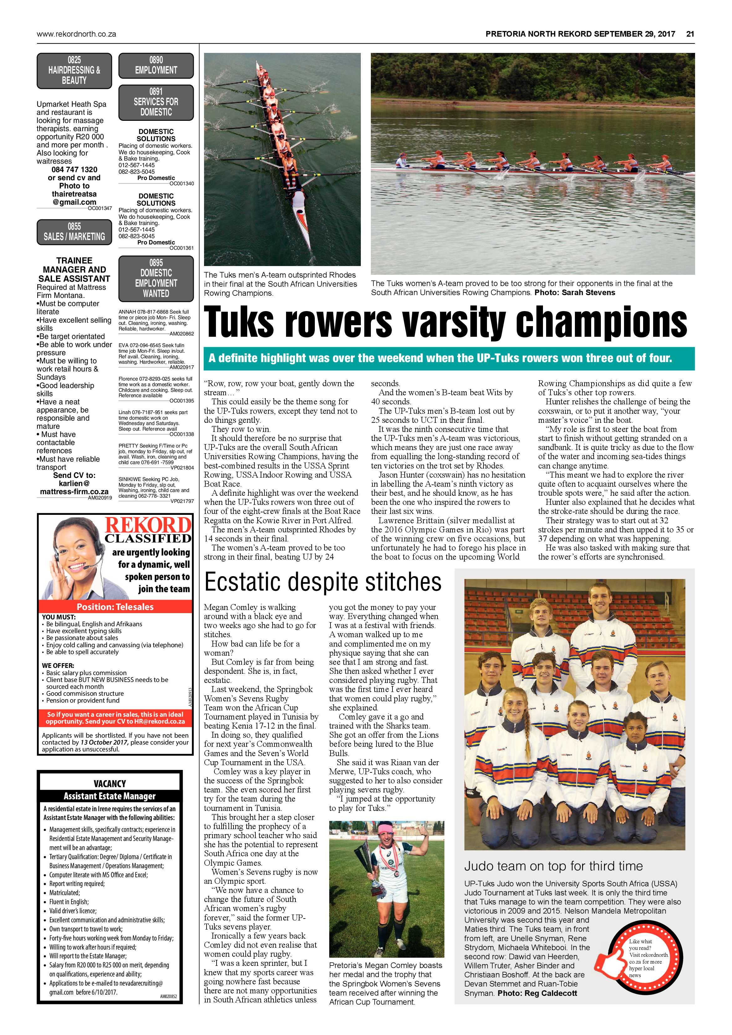 Rekord North 29 September 2017 page 21
