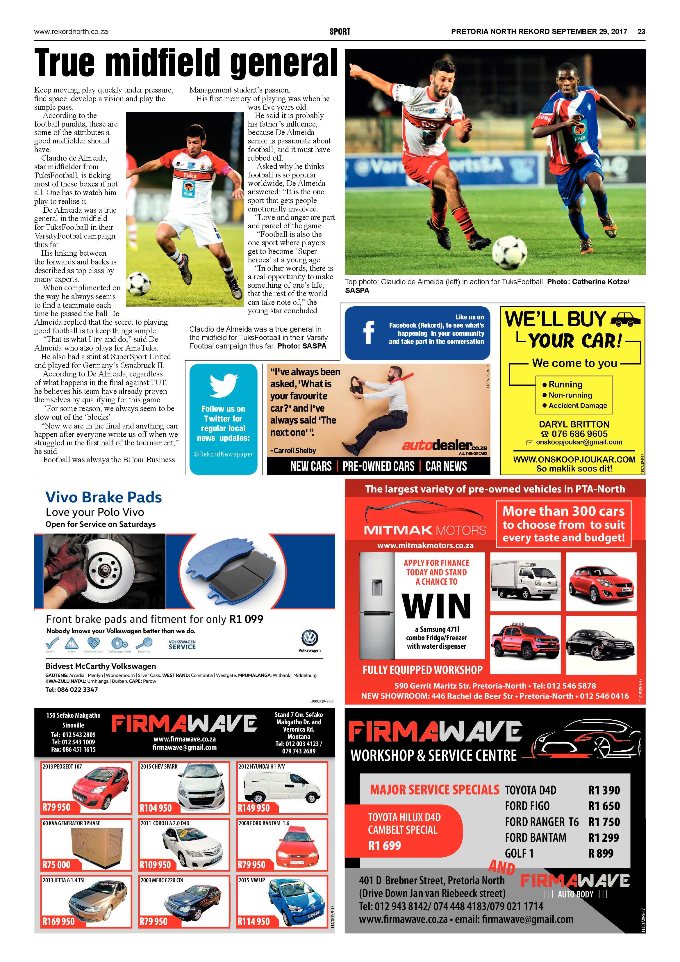 Rekord North 29 September 2017 page 23