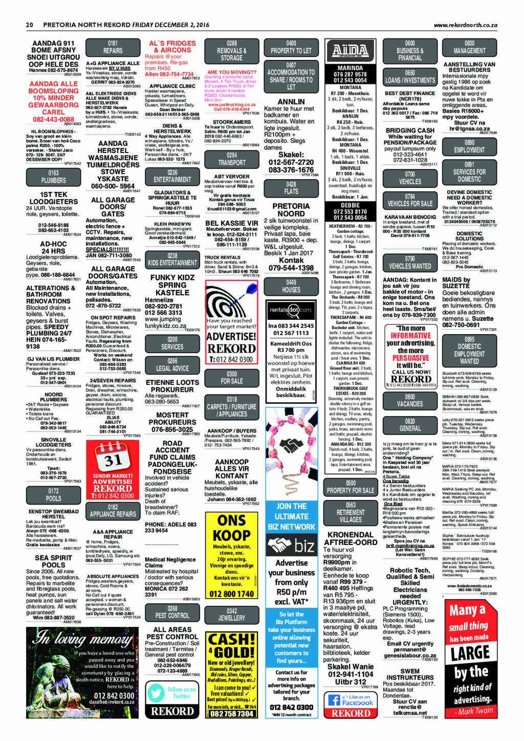 Rekord North 2 December 2016 page 20