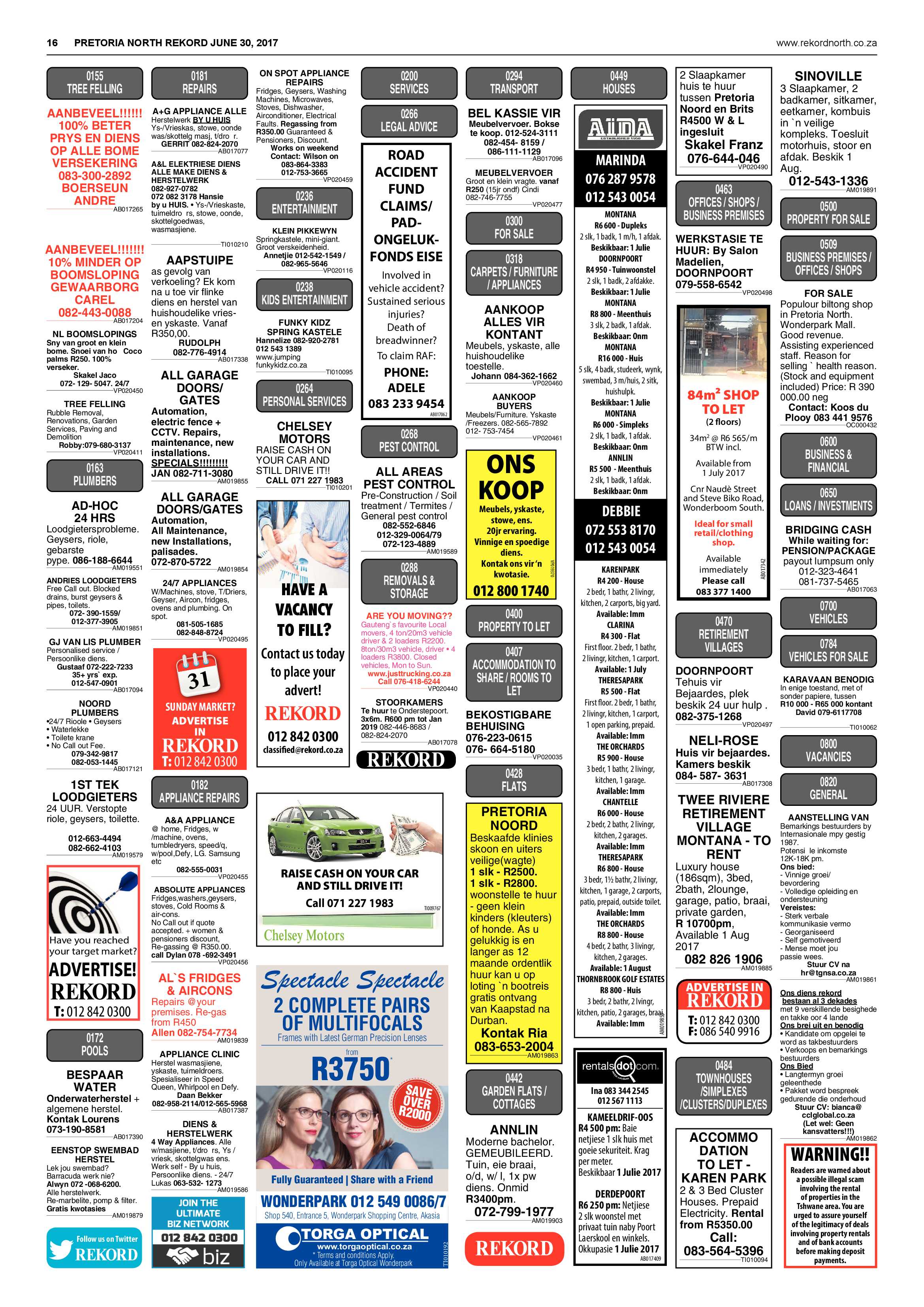 Rekord North 30 June 2017 page 16