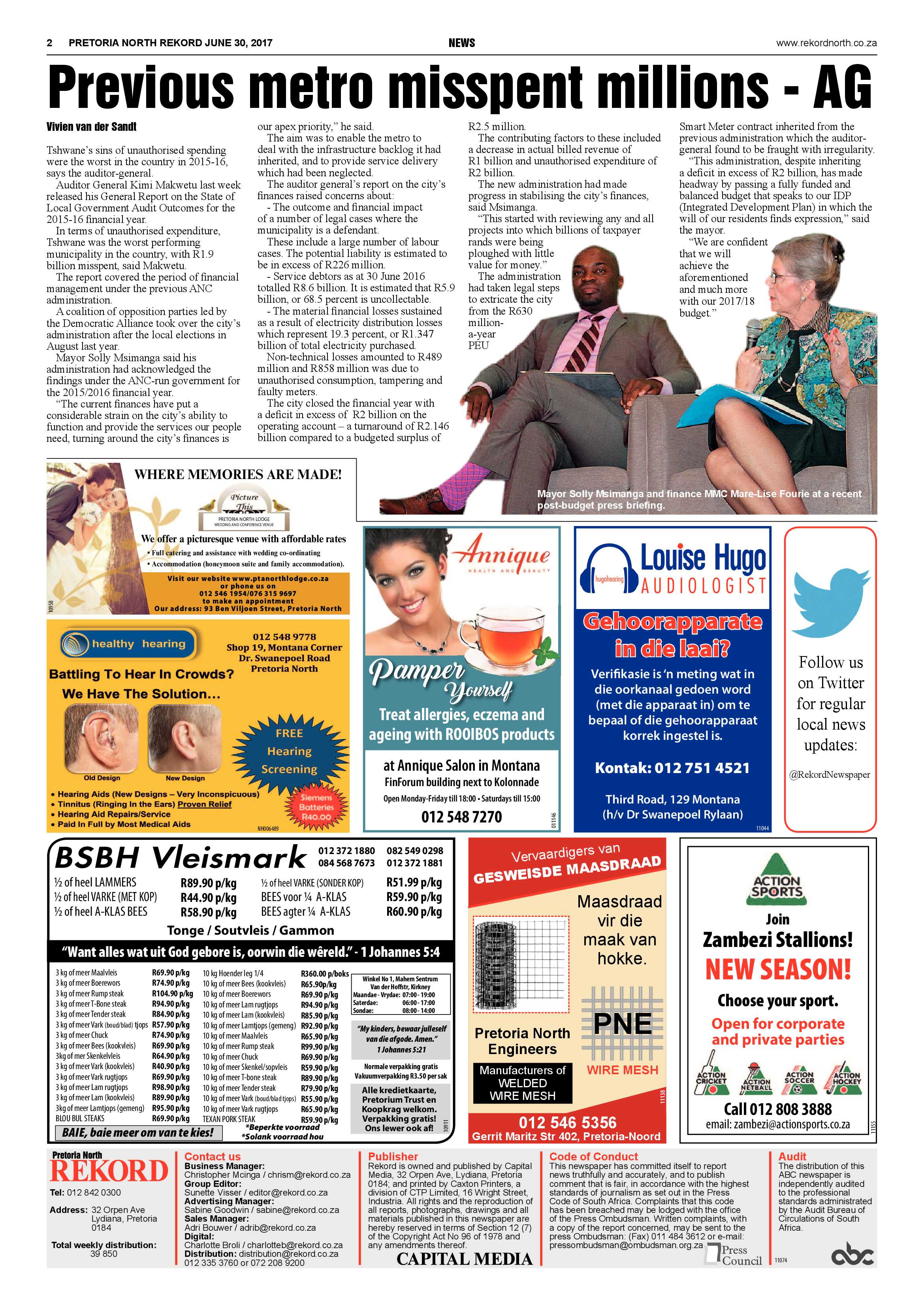 Rekord North 30 June 2017 page 2