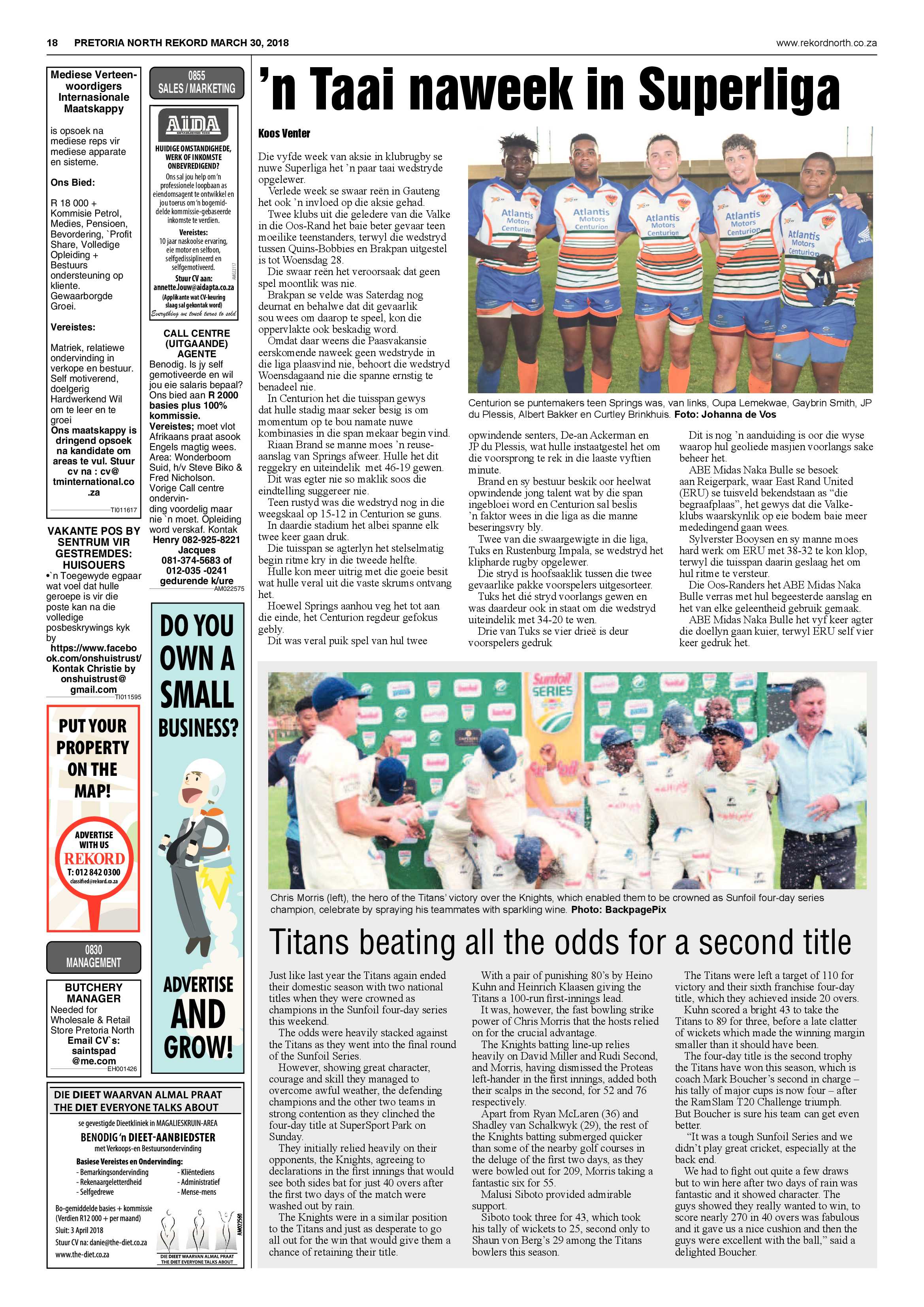 Rekord North 30 March 2018 page 18