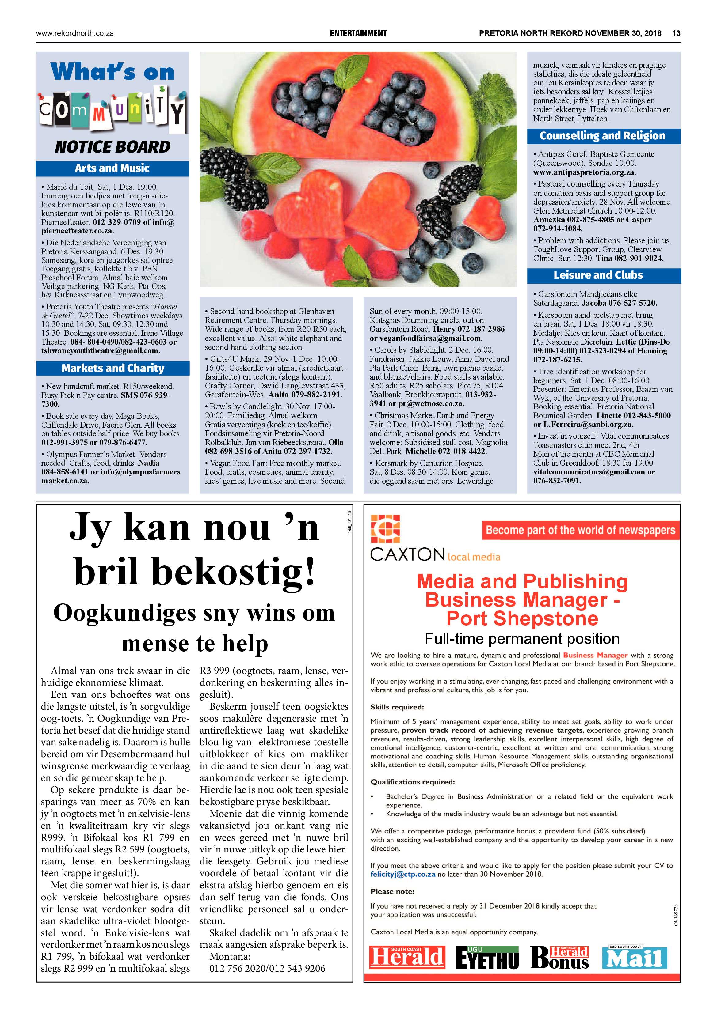 Rekord North 30 November 2018 page 13