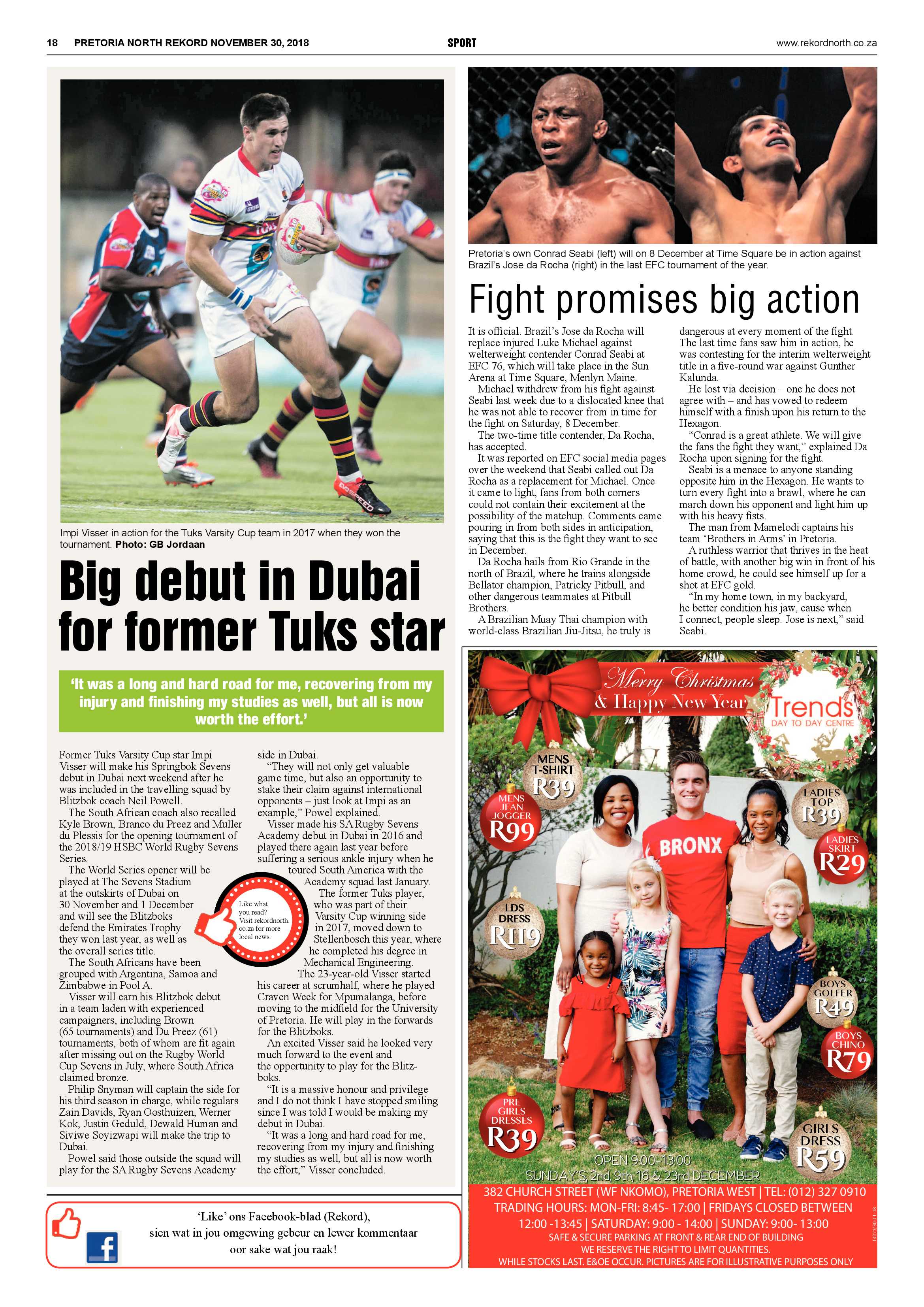 Rekord North 30 November 2018 page 18