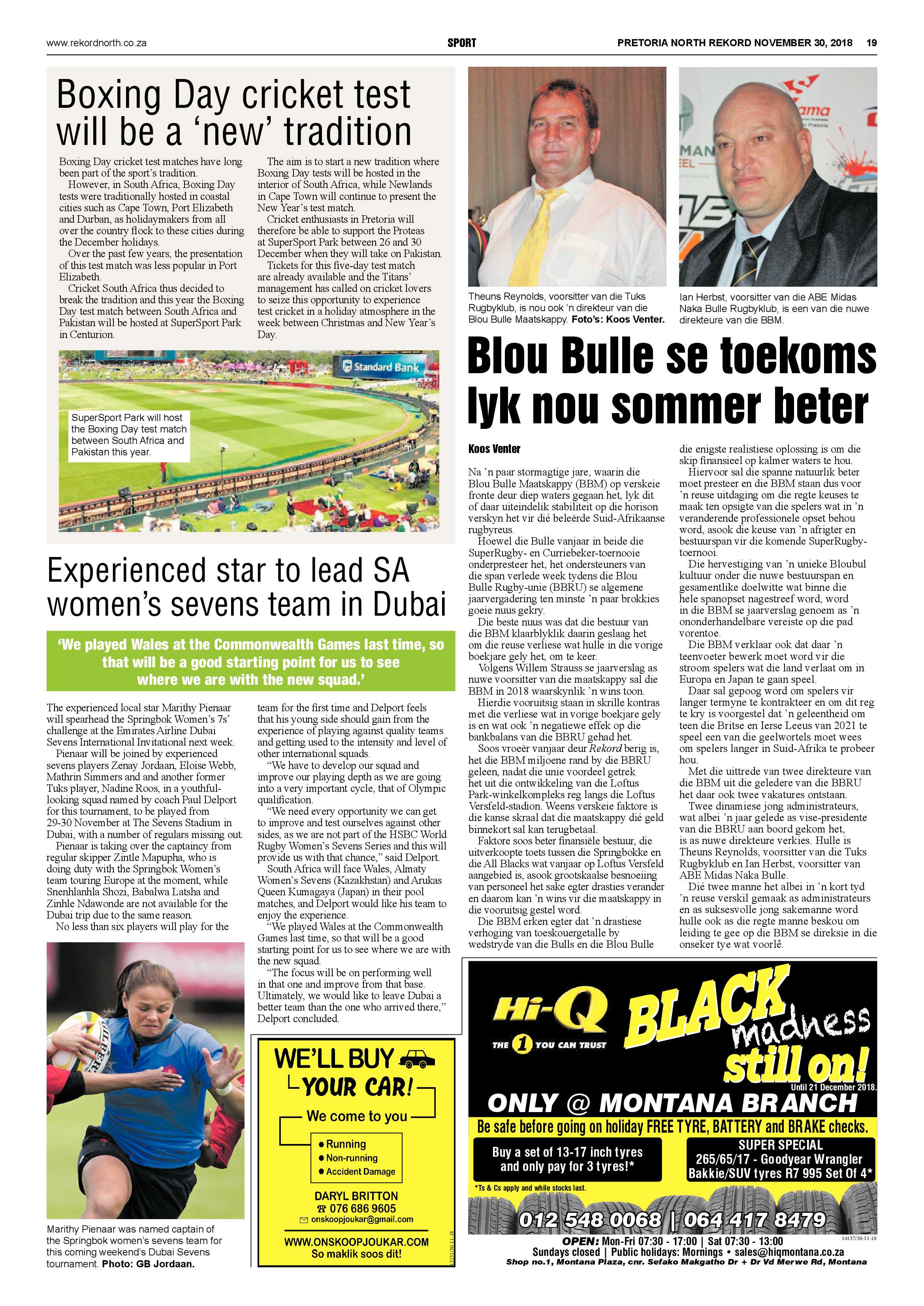Rekord North 30 November 2018 page 19