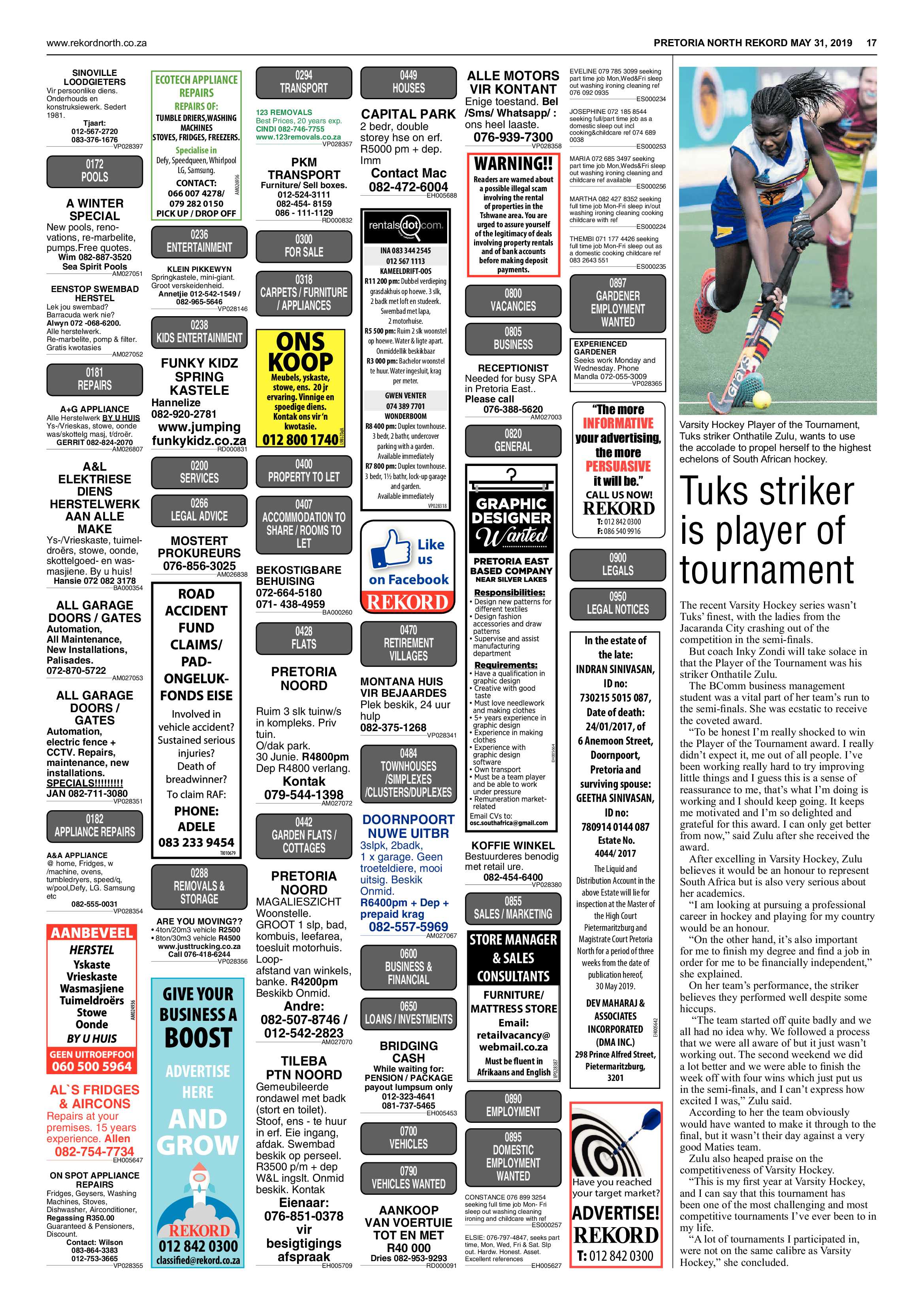 Rekord North 31 May 2019 page 17