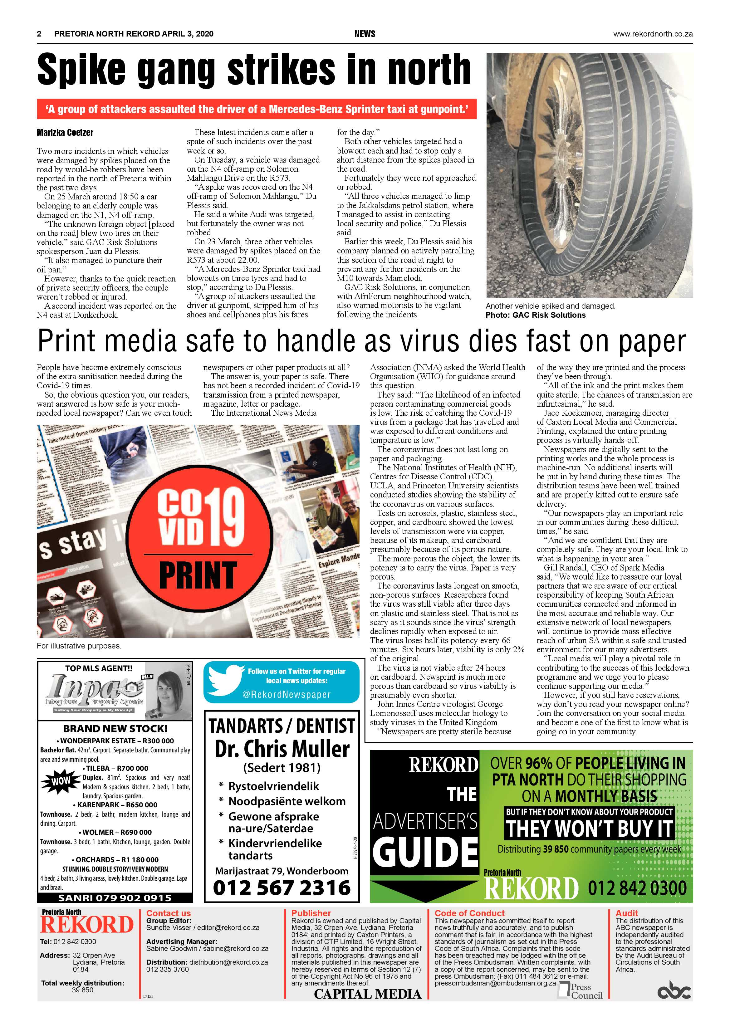 Rekord North 3 April 2020 page 2