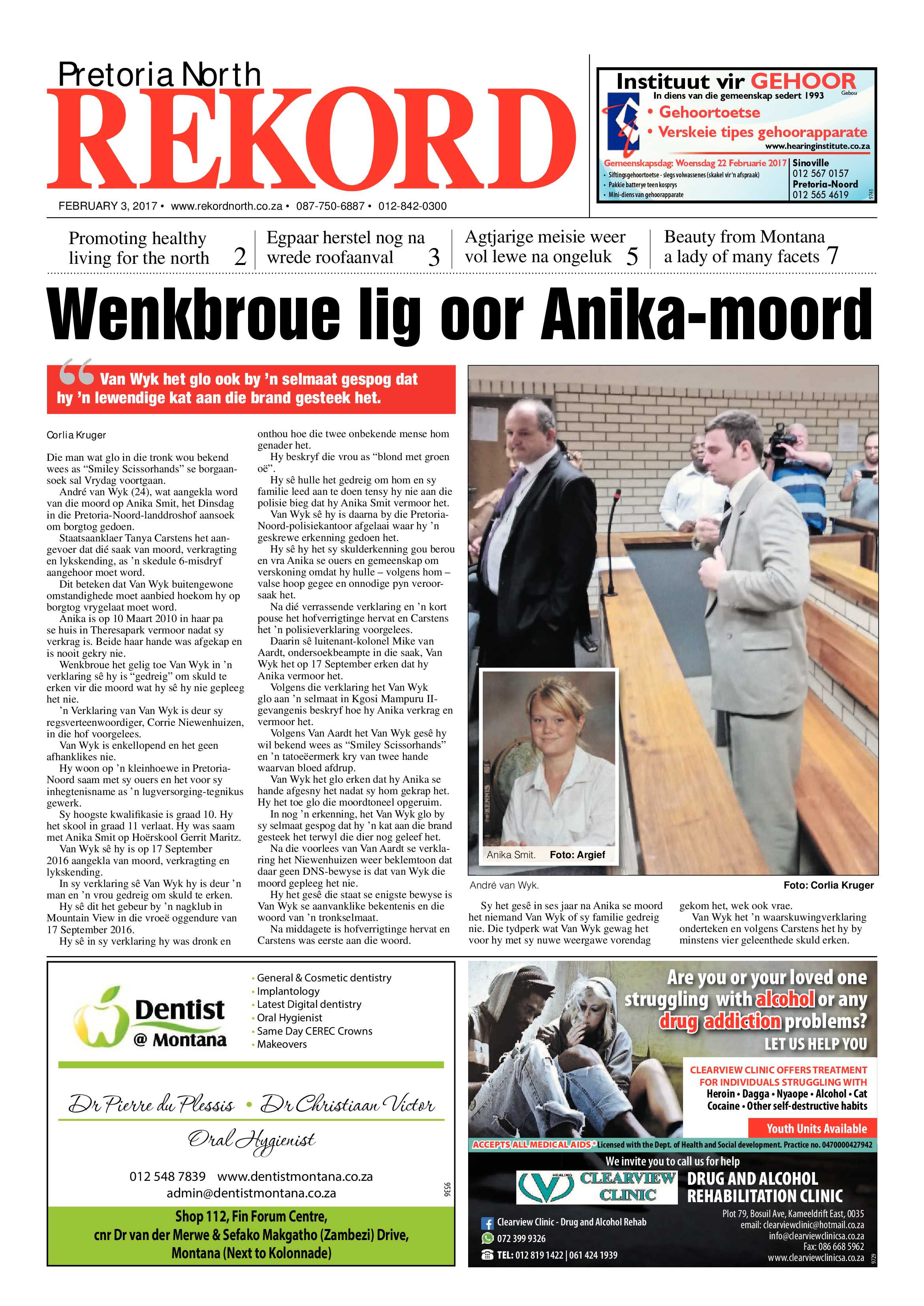 Rekord North 3 February 2017 page 1