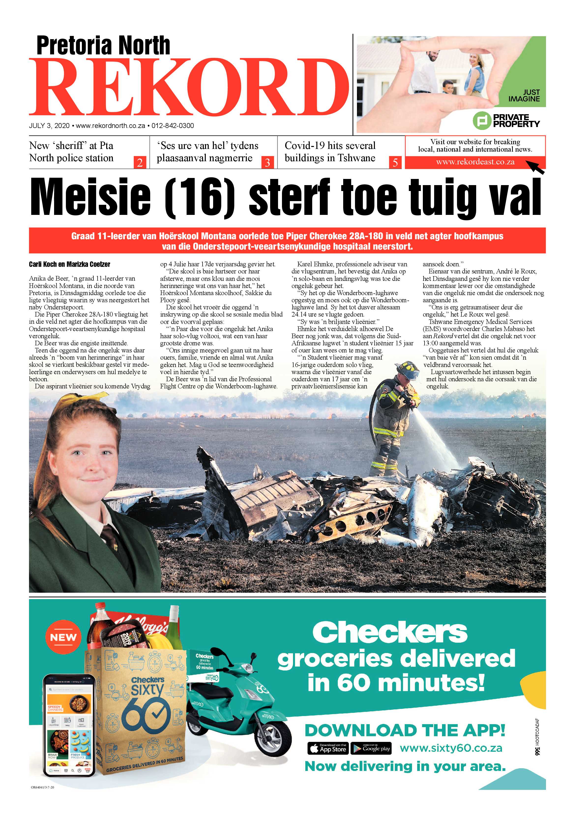Rekord North 3 July 2020 page 1