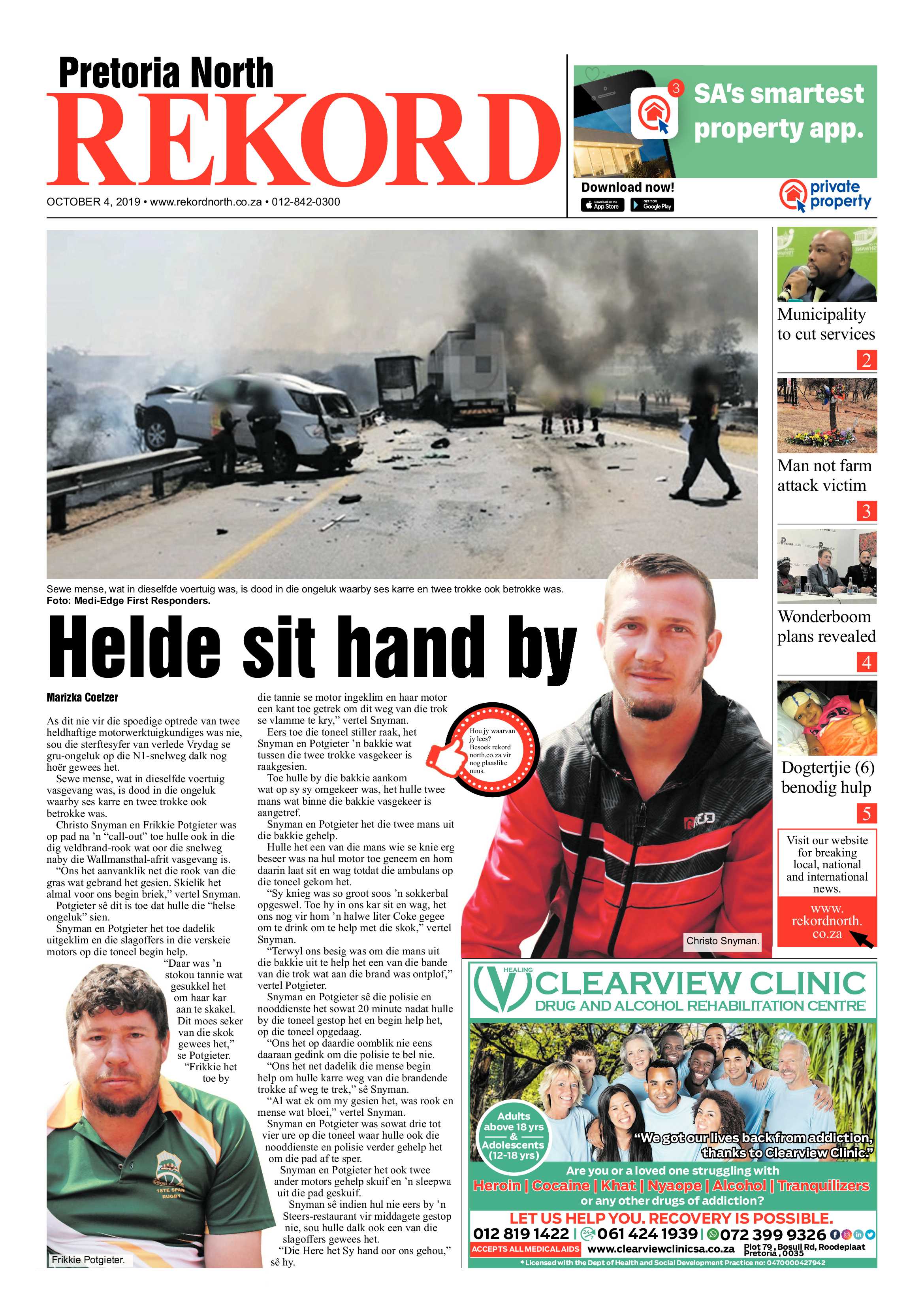 Rekord North 4 October 2019 page 1