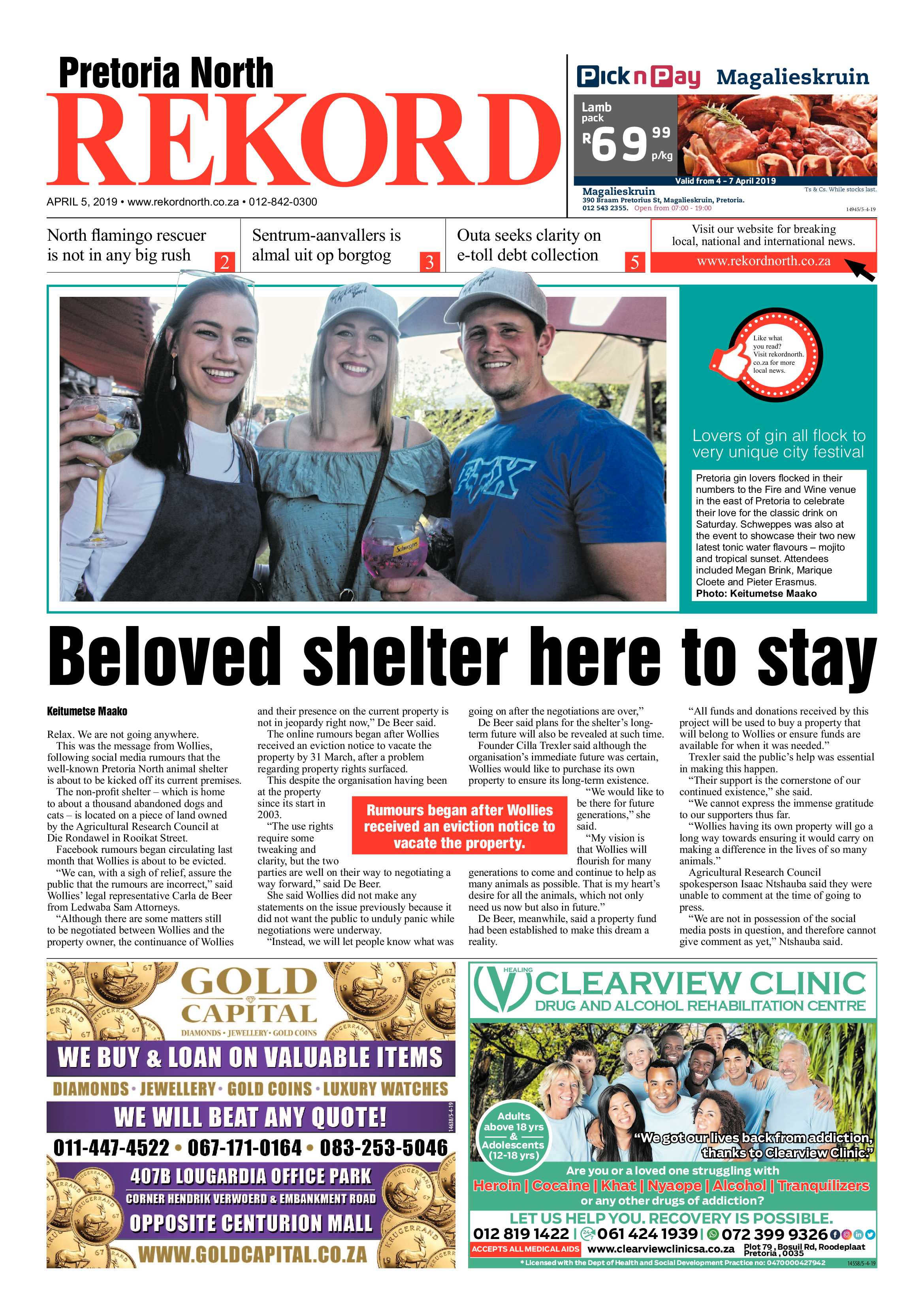 Rekord North 05 April 2019 page 1