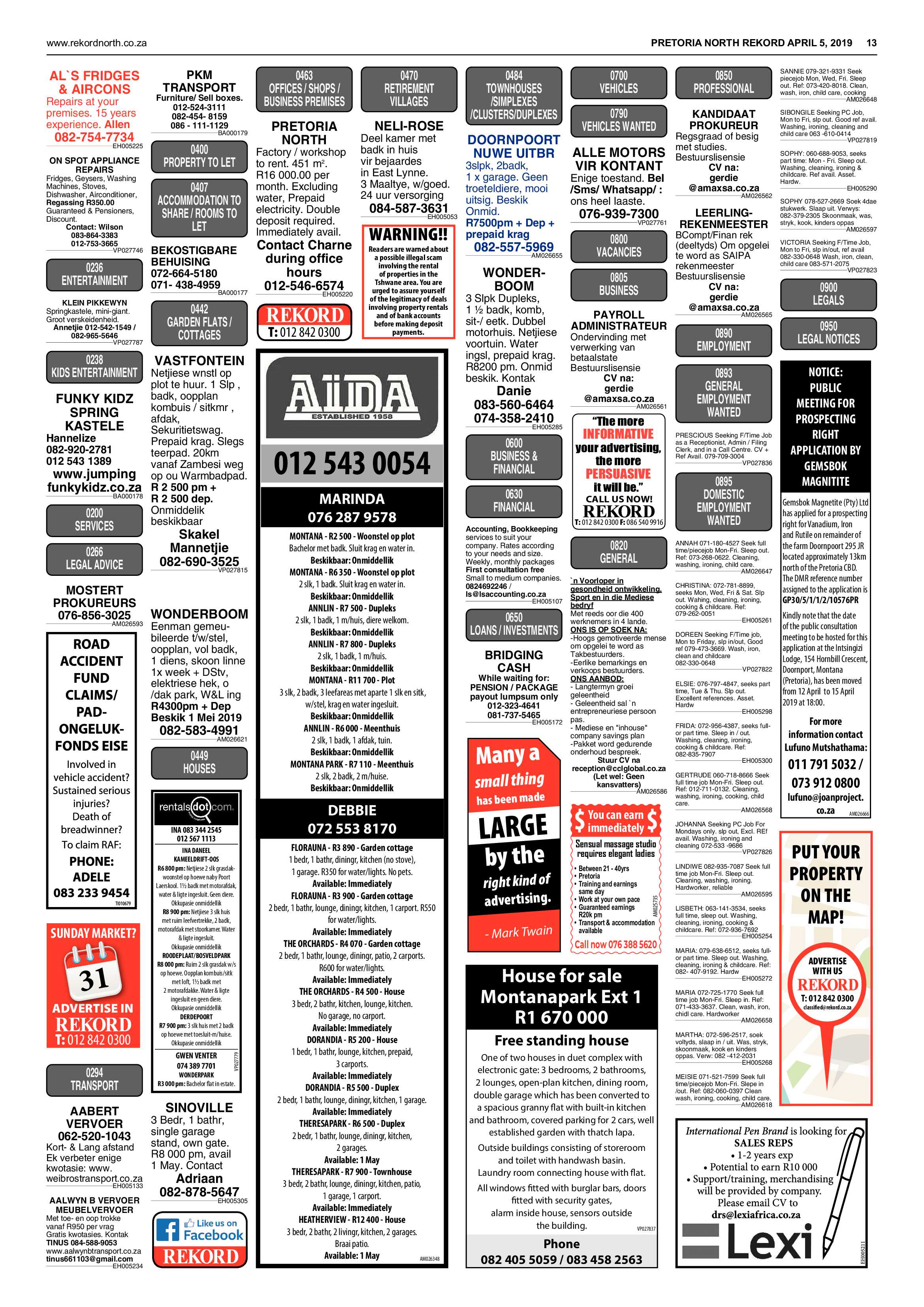 Rekord North 05 April 2019 page 13