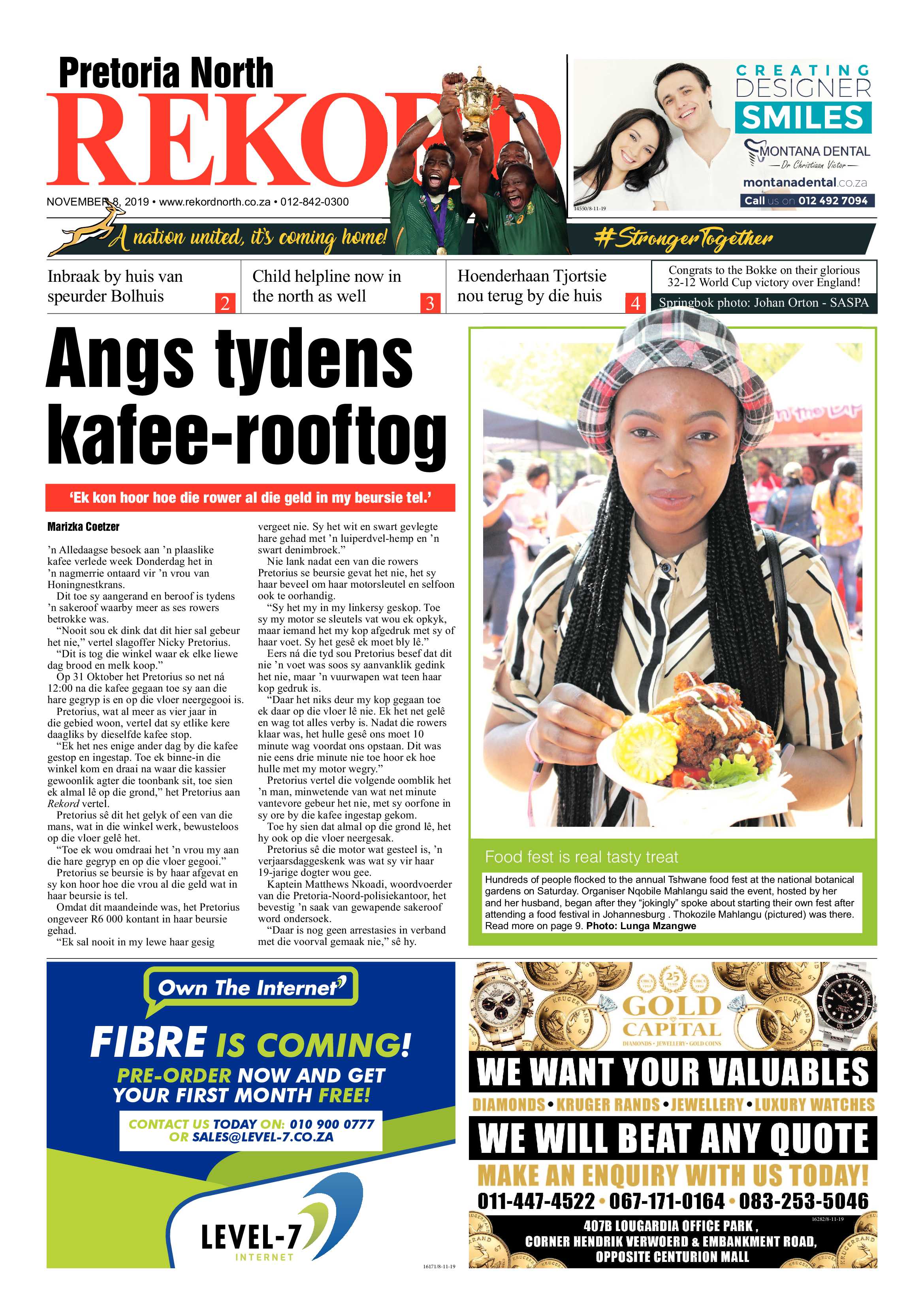 Rekord North 8 November 2019 page 1